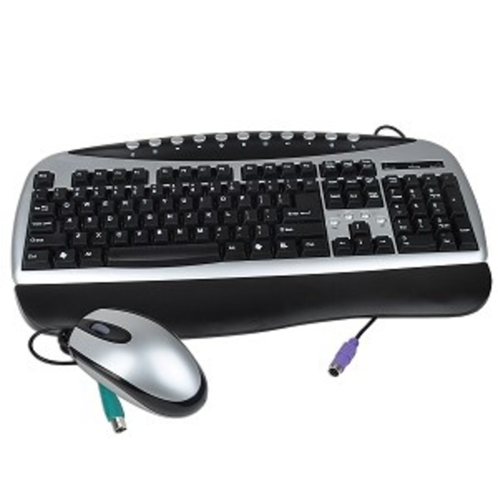 2-in-1 Silver KYB & Mouse