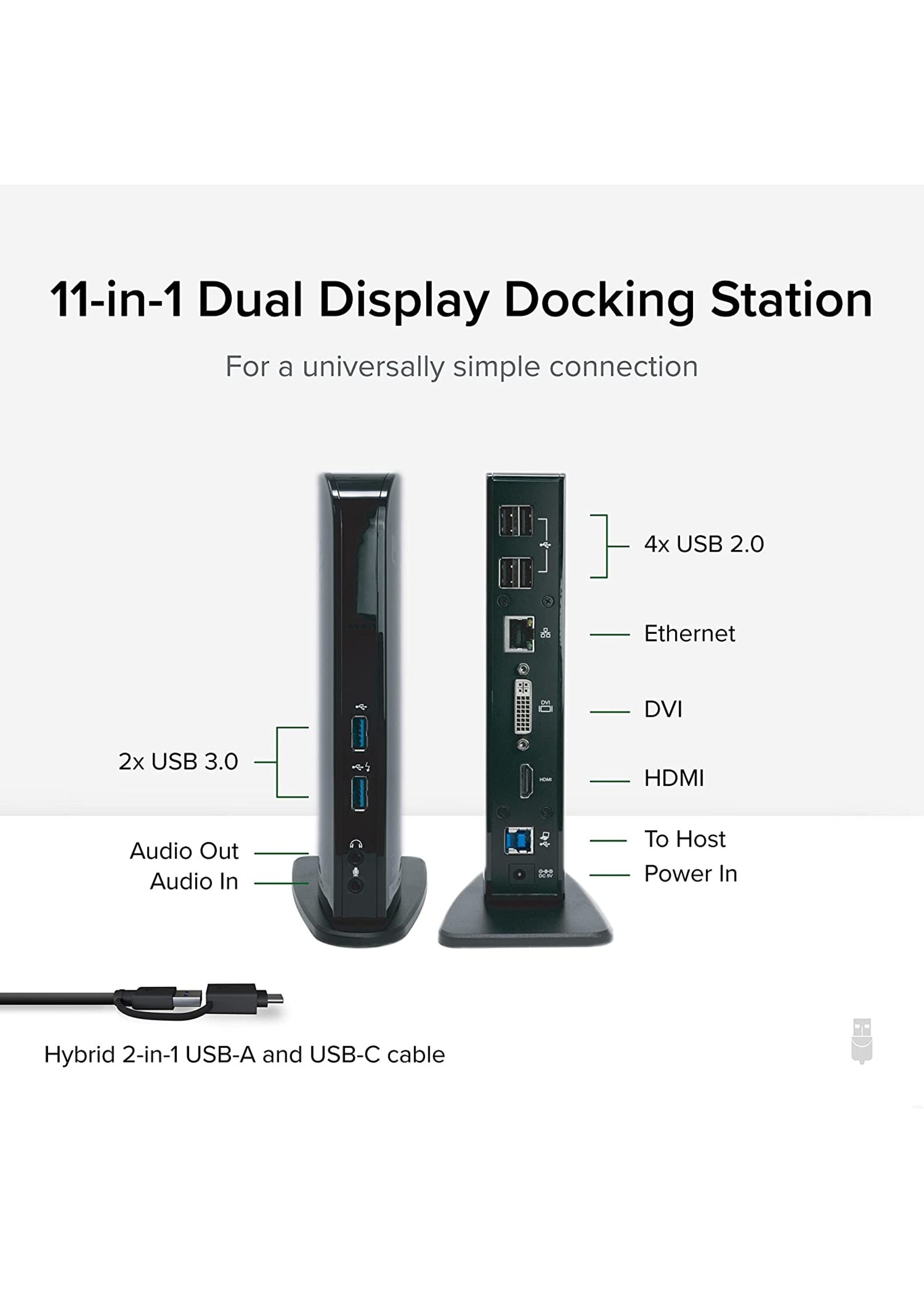 Plugable USB 3.0 Universal Laptop Docking Station
