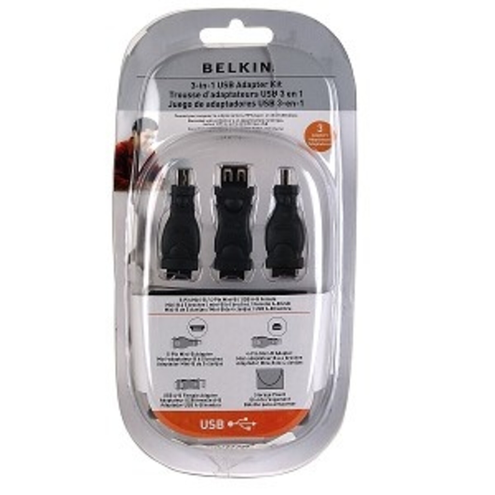 Belkin 3-in-1 USB Adapter