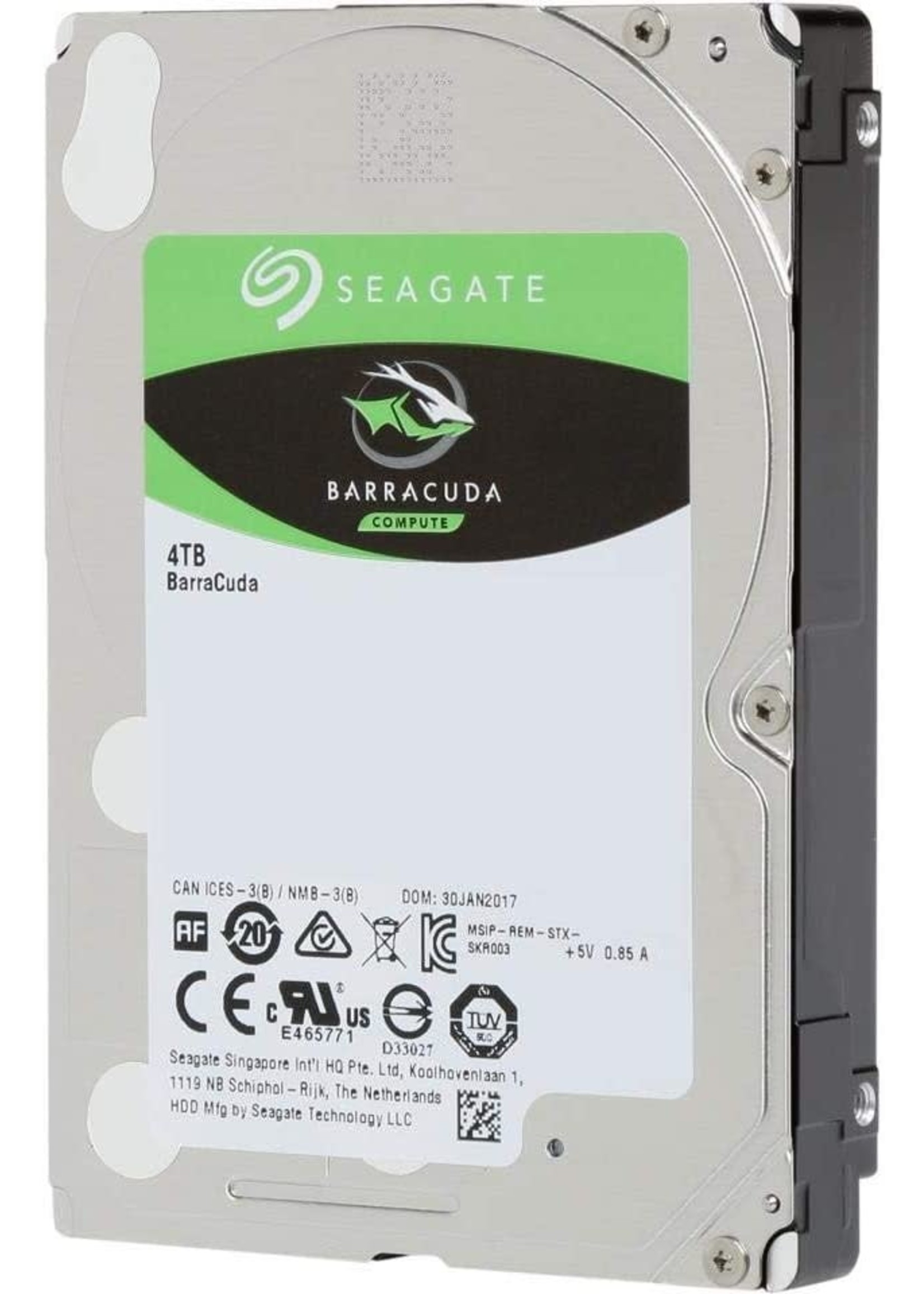 Seagate シーゲイト BarraCuda 3.5インチ 4TB 内蔵ハードディスク HDD