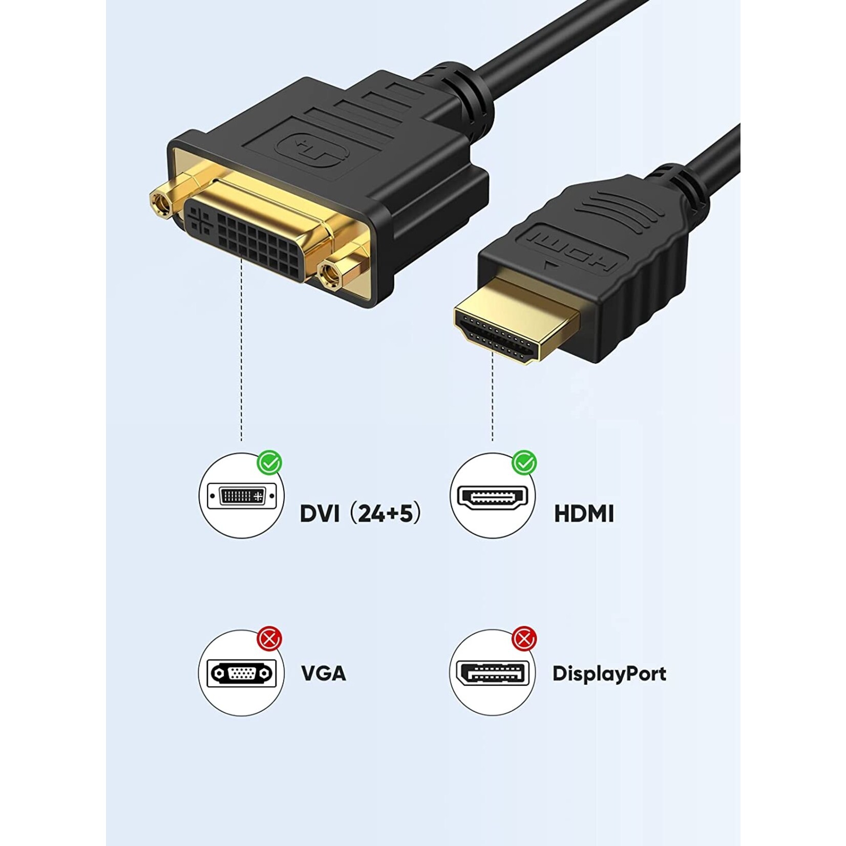 CableCreation CableCreation HDMI to DVI Adapter