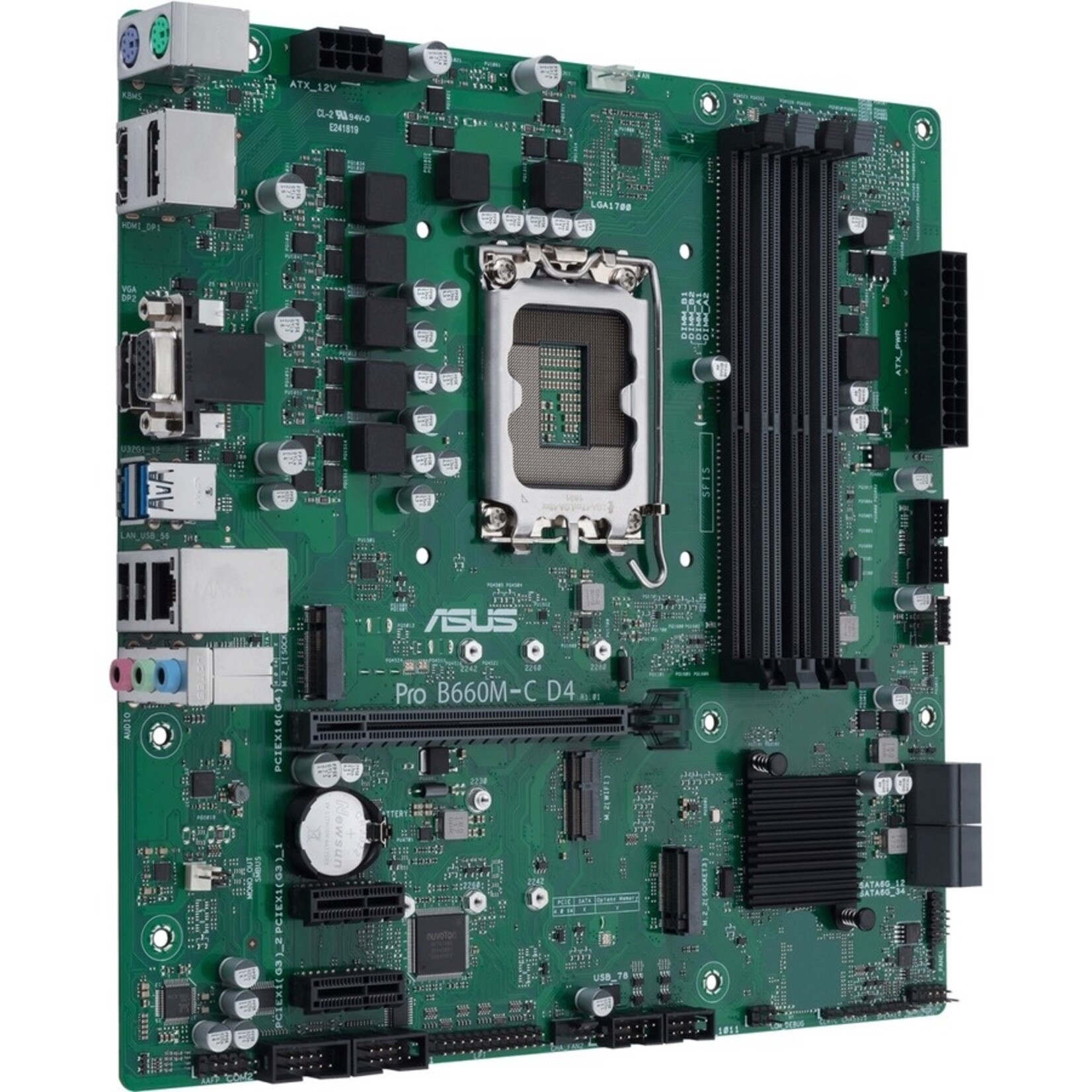 ASUS Asus B660M-C D4-CSM Desktop Motherboard