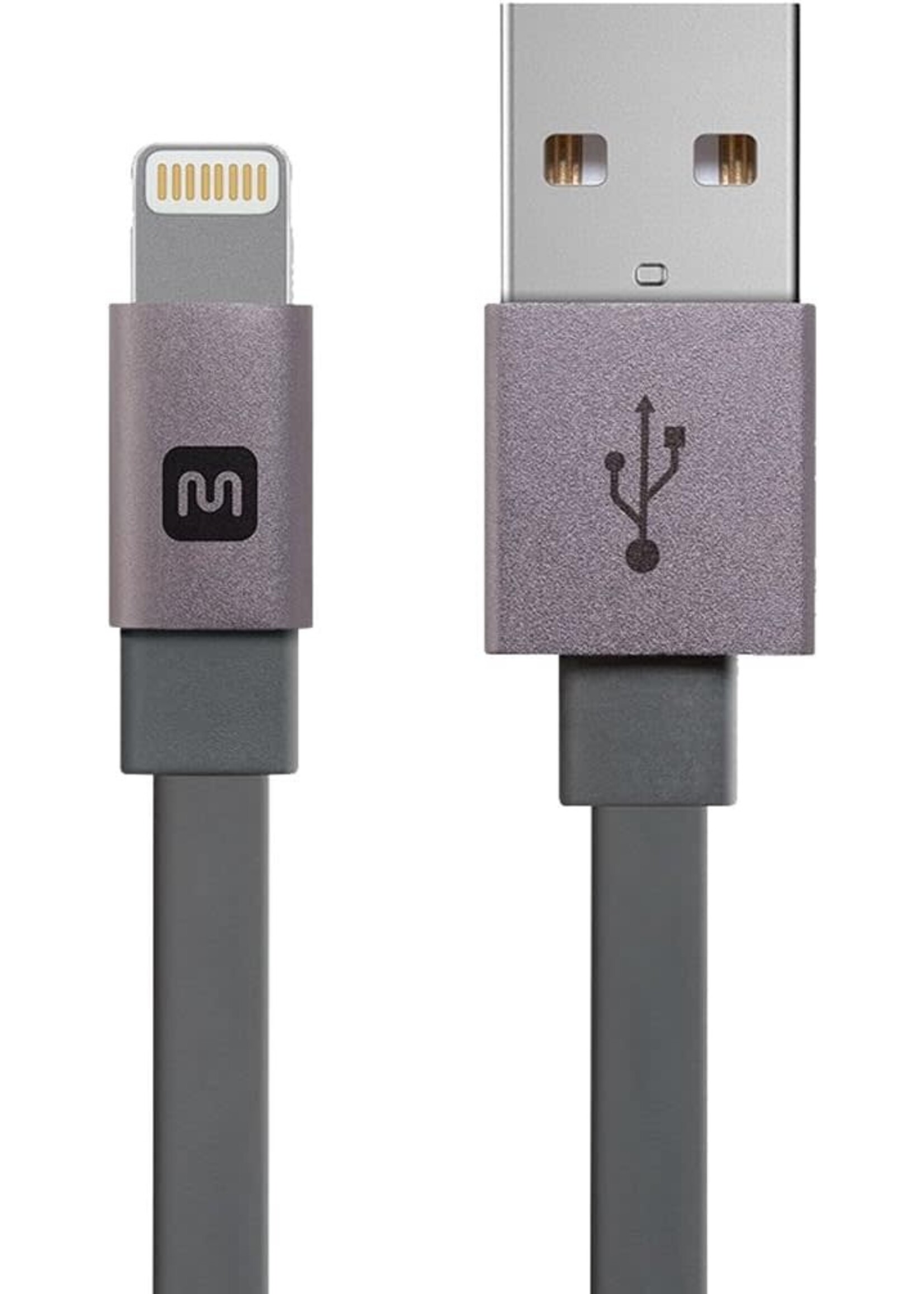 Monoprice 4ft Apple Lightning Cable - Gray