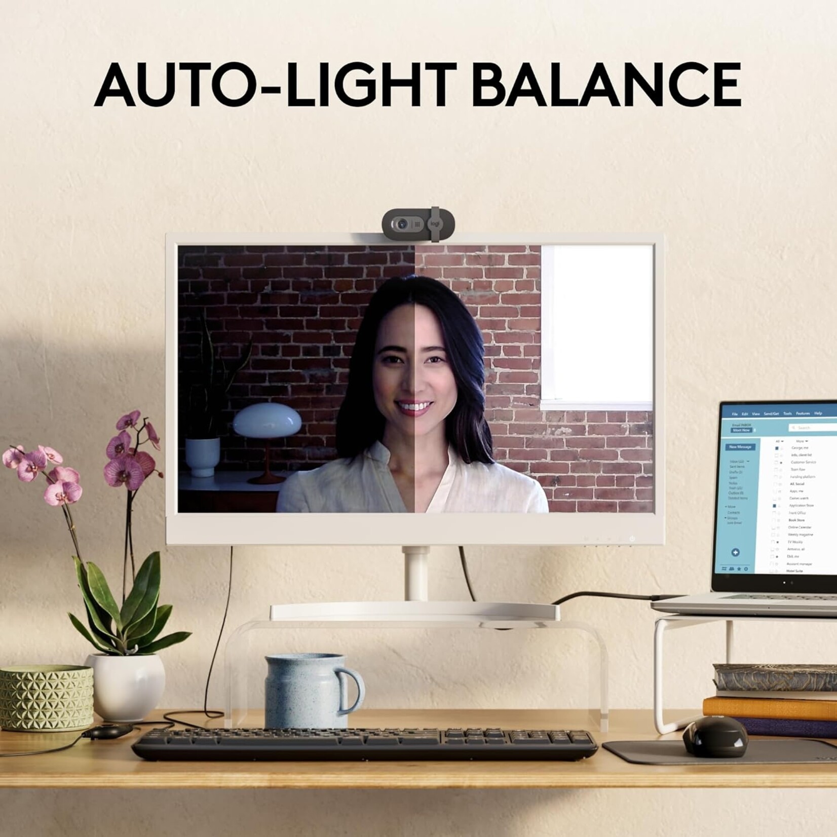 Logitech Brio 101 Full HD 1080p Webcam Showtime Computer