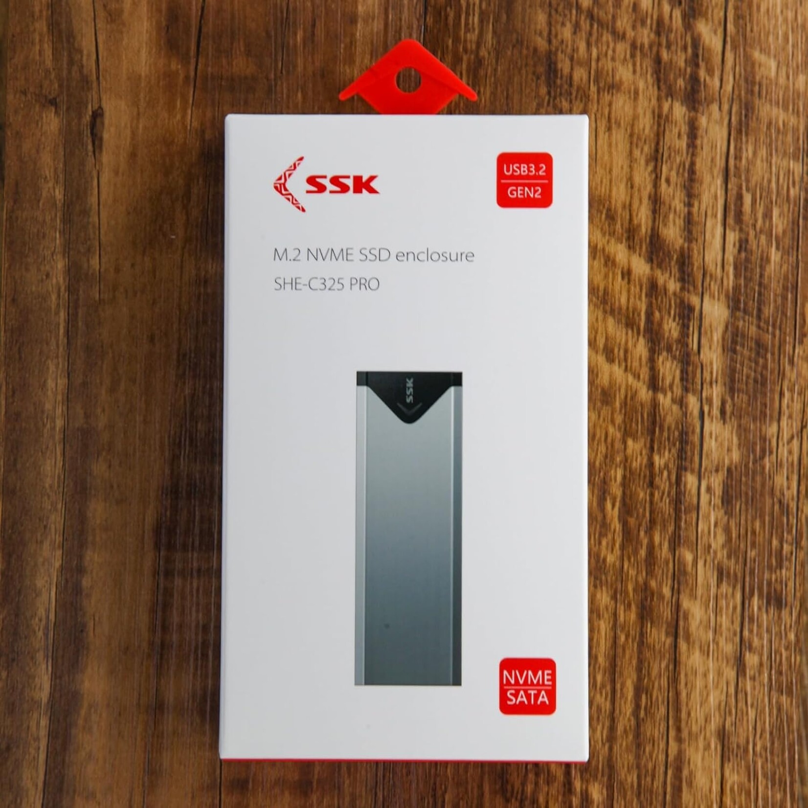 SSK SSK Aluminum M.2 NVME SATA SSD Enclosure