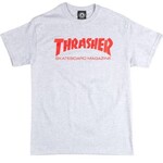 Thrasher Tee-Thrasher Skate Magazine-Grey