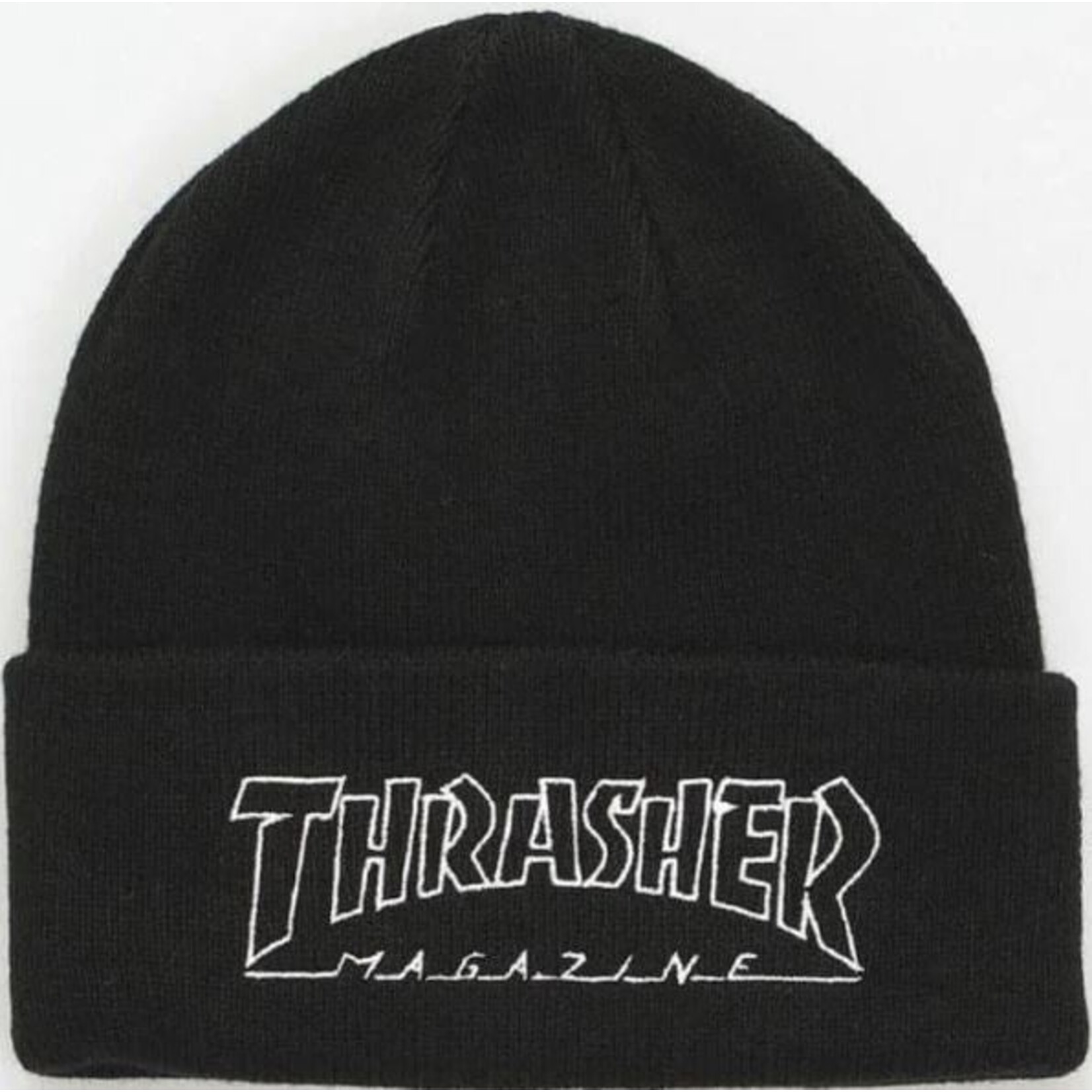 Thrasher BEANIE-THRASHER-OUTLINED-BLACK