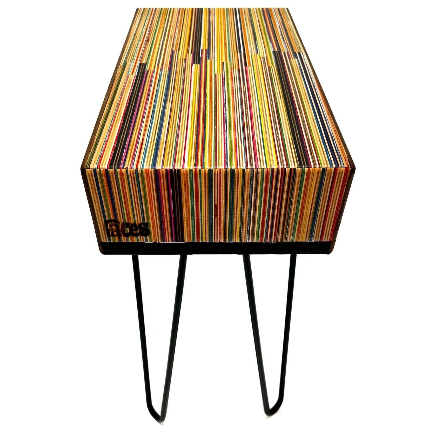 Faces Home Collection Faces-Home-Recycled Skateboards-End Table