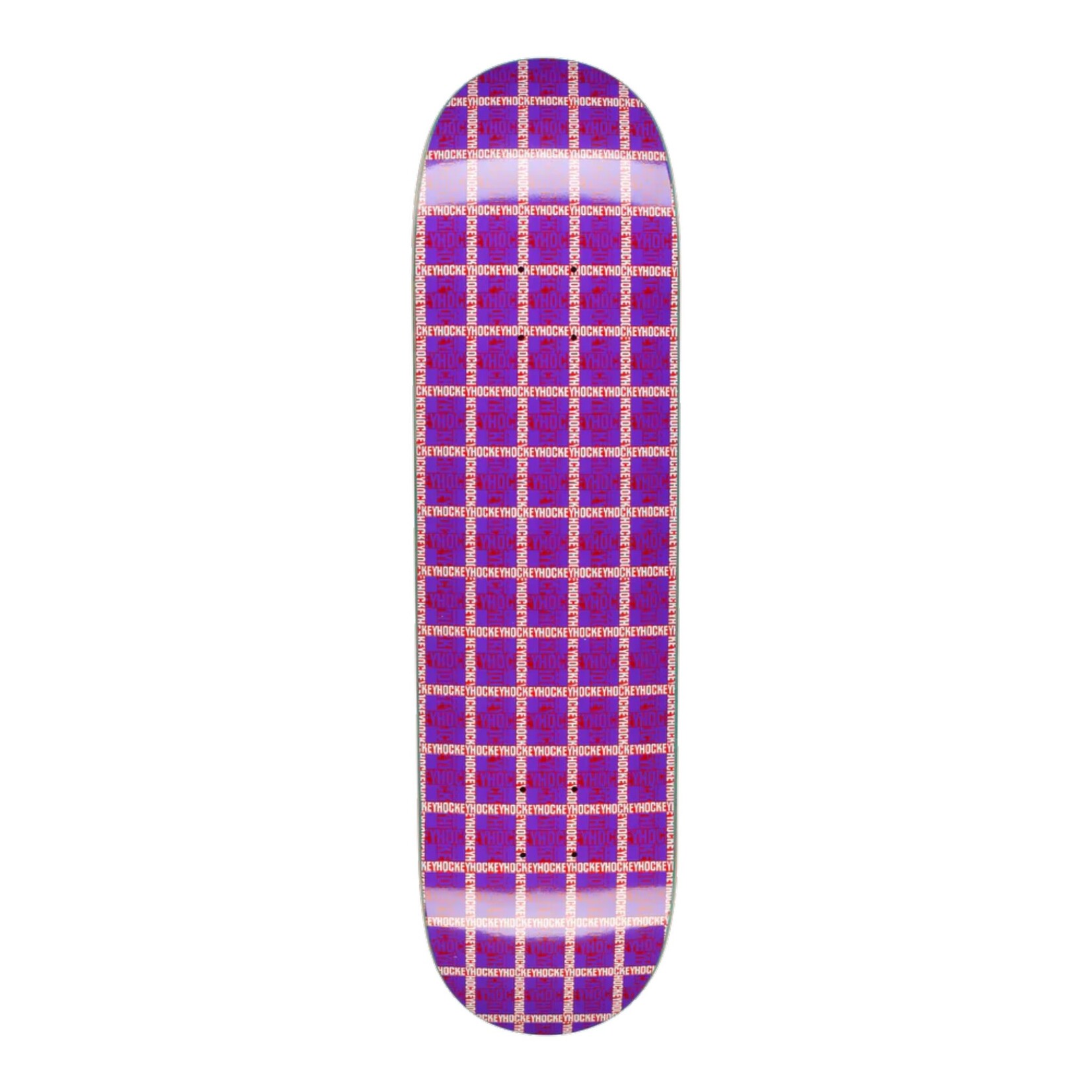Hockey Deck-Hockey-Plaid Purple-8.25
