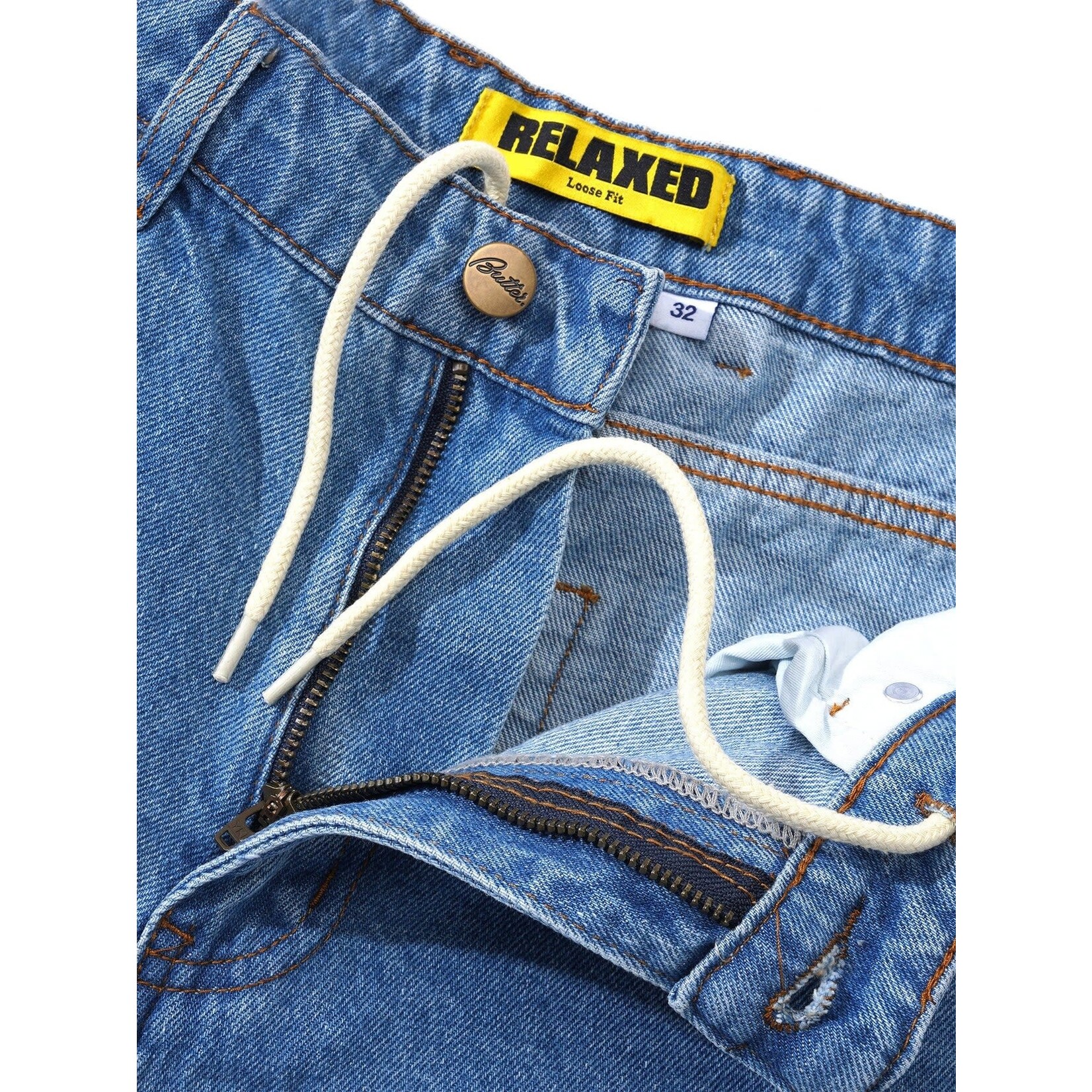 Butter Pants-Butter-Relaxed Denim-Washed Indigo