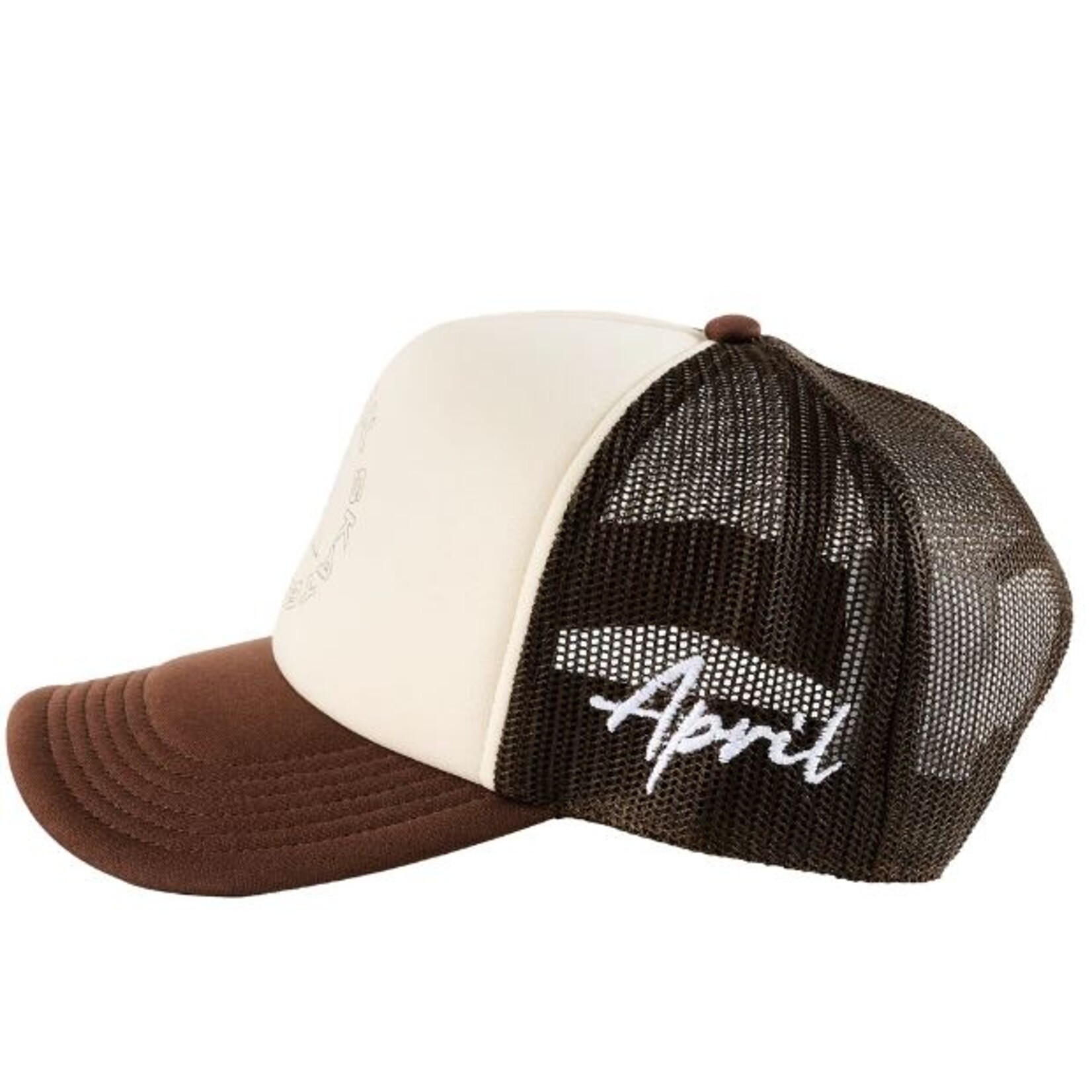 April Hat-April-FULL CIRCLE TRUCKER - BROWN
