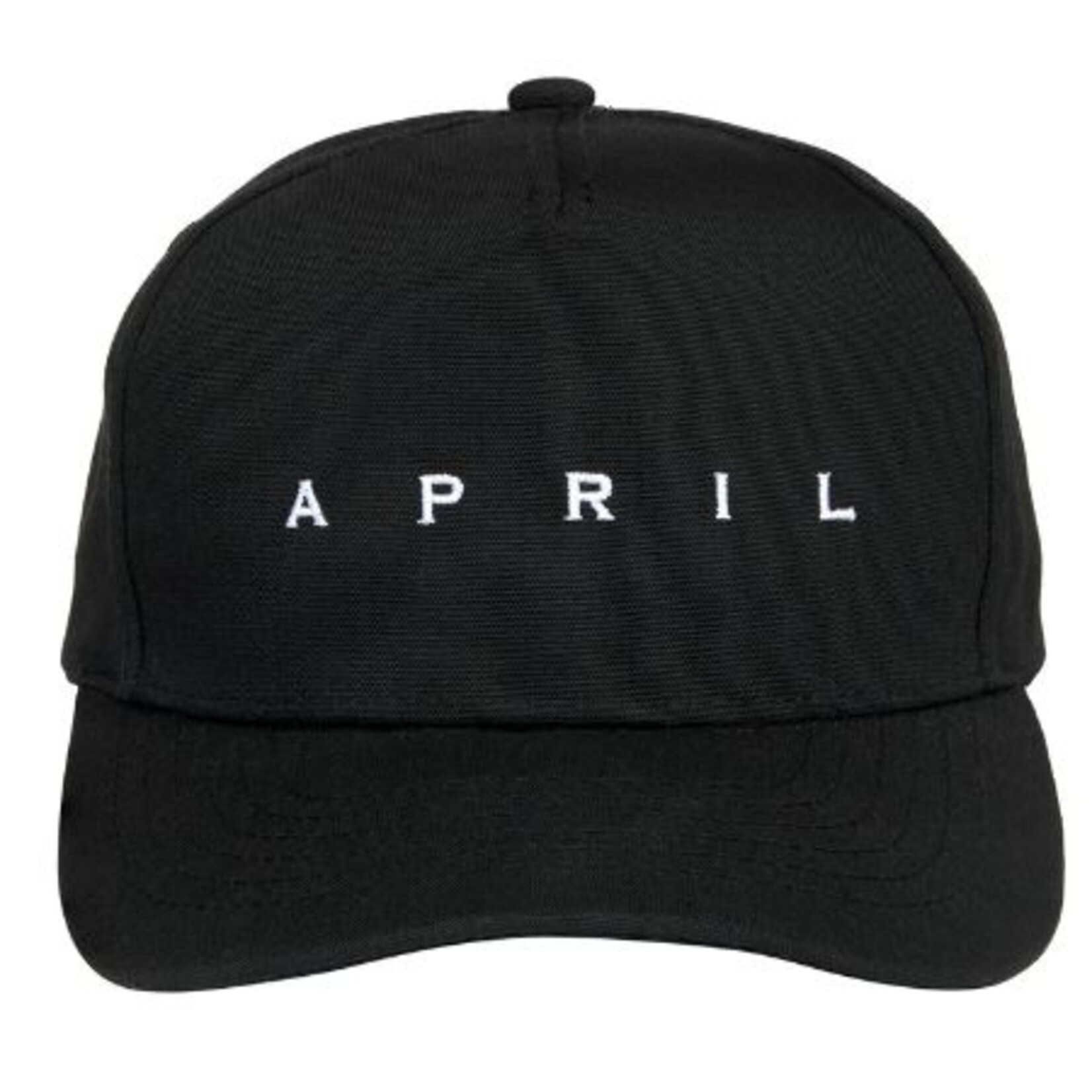 April Hat-April-EMB Snapback-Black White