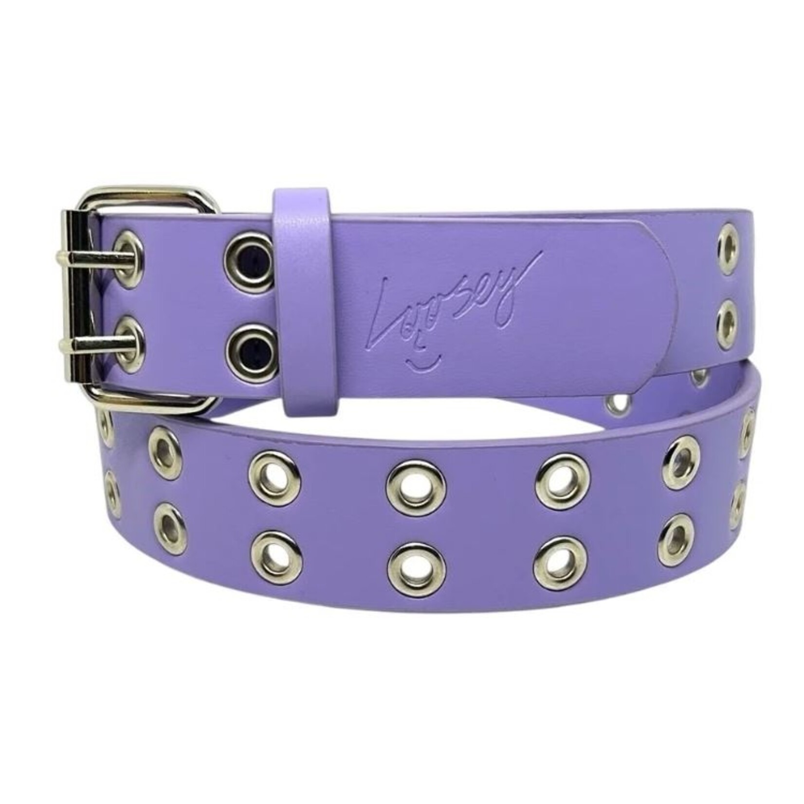 Loosey Loves You Loosey - Lavender Grommet Hole Belt