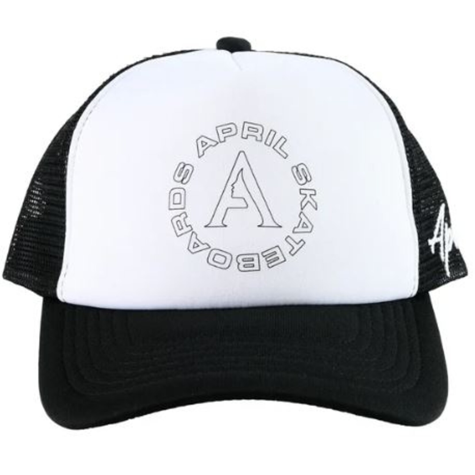April Hat-April-FULL CIRCLE TRUCKER - BLACK