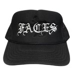 Faces Hat-Faces-AZ Trucker Black White