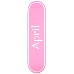 April Deck-April-OG Logo White/Pink-8.25