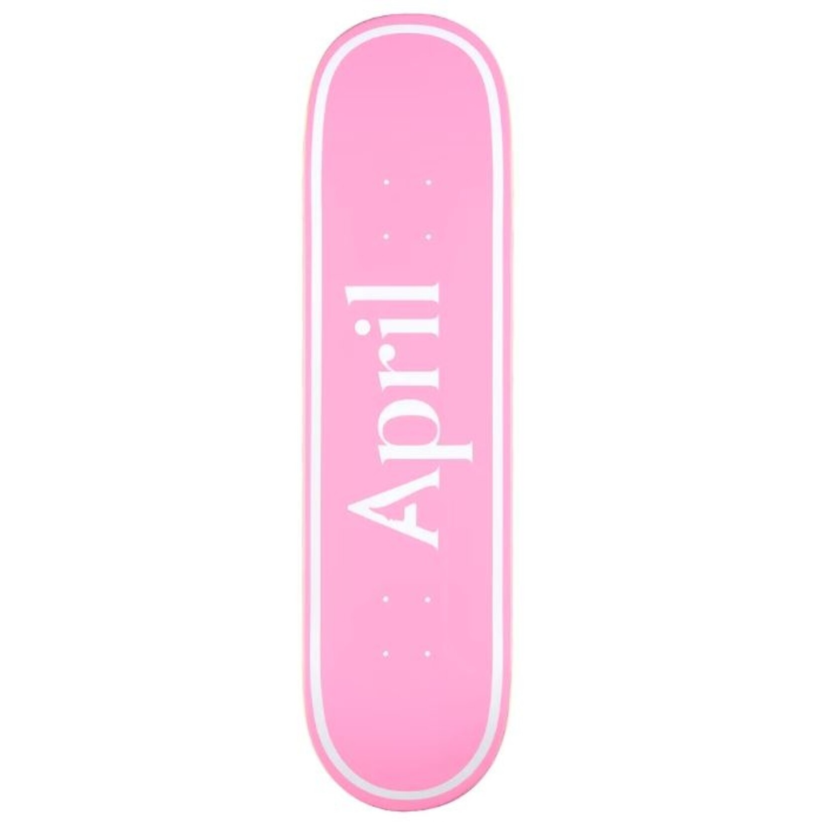 April Deck-April-OG Logo White/Pink-8.25