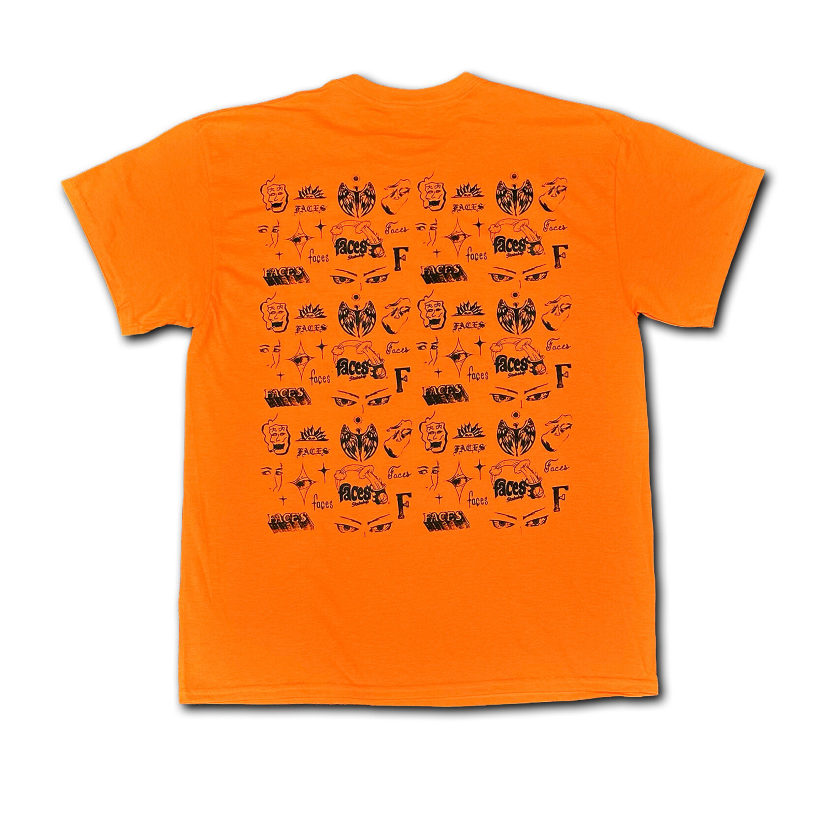 Faces Tee-Faces-Sketch Book-Orange