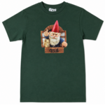 Faces Tee-Faces-Nice  Gnoming You-Green