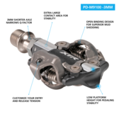 シマノ XTR PD-M9100 オマケPOCKET PEDALS Buy Shimano XTR XC PD-M9100S1 Short Axle, Clipless Pedals