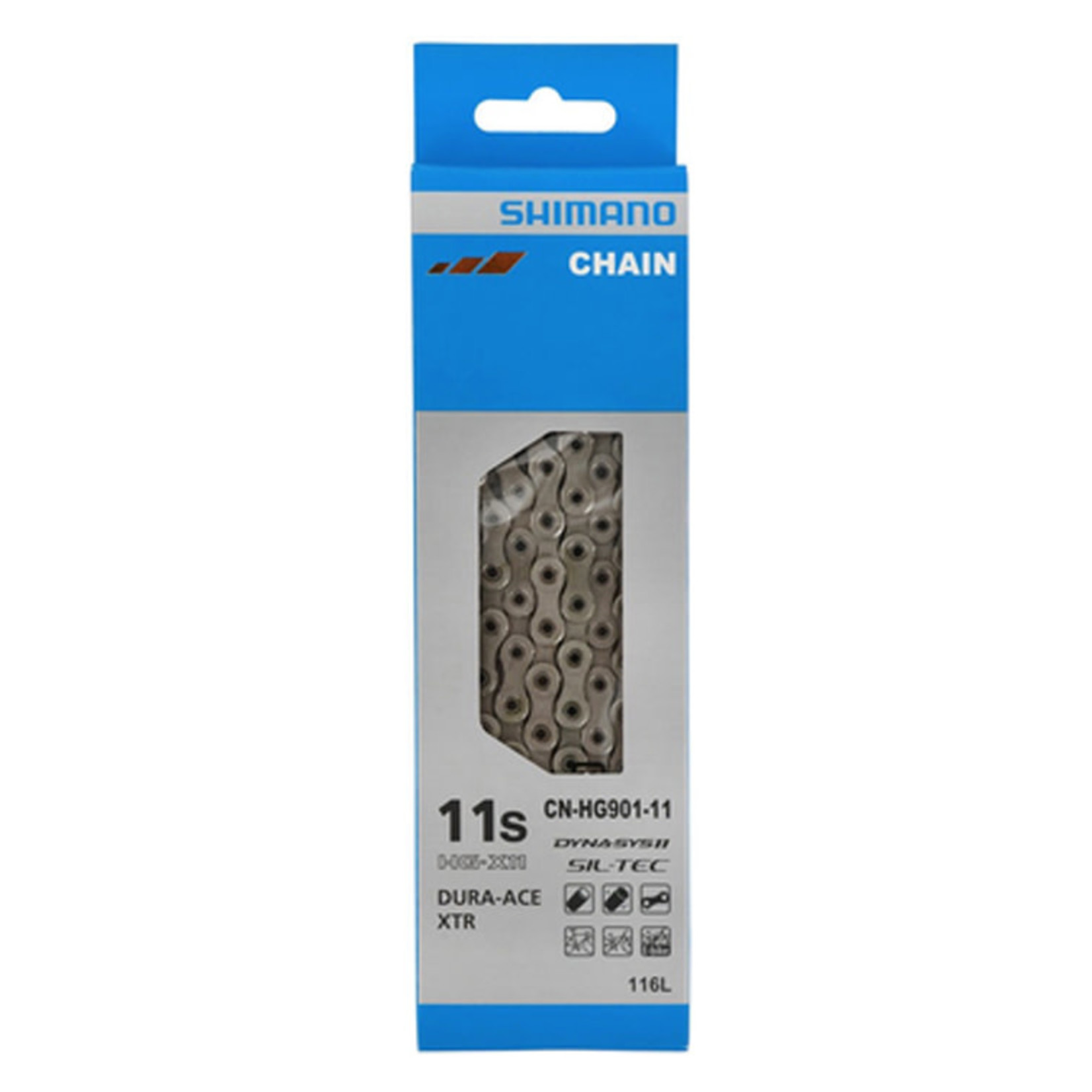 SHIMANO Shimano 11spd CN-HG901 Dura-Ace/ XTR Chain, 116 Links
