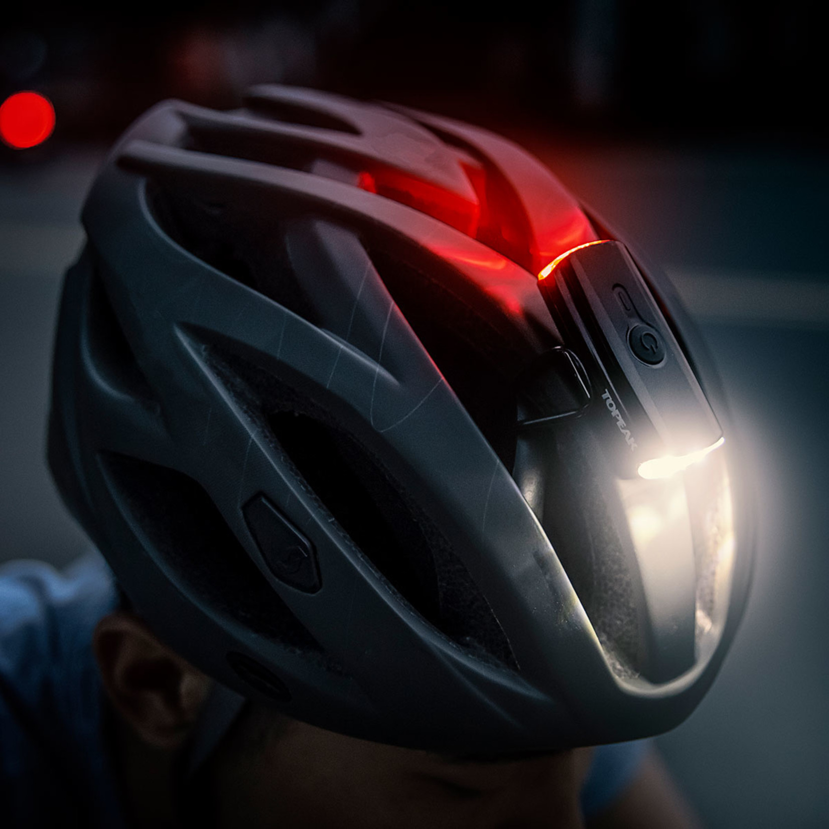 TOPEAK Topeak Headlux Dual USB Helmet Light, 140/10 Lumens