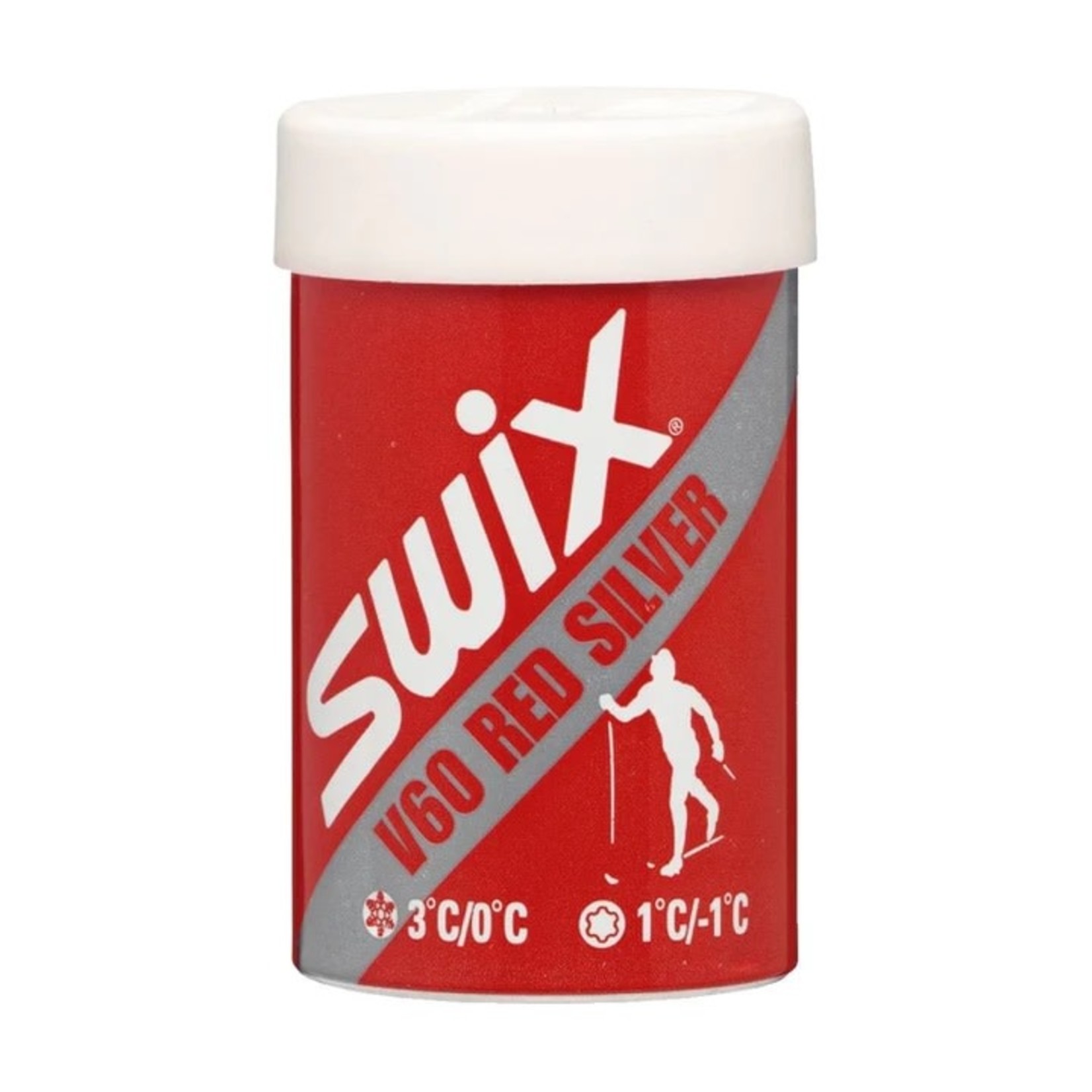 SWIX Swix V60 Red-Silver Kick Wax +1°C/-1°C
