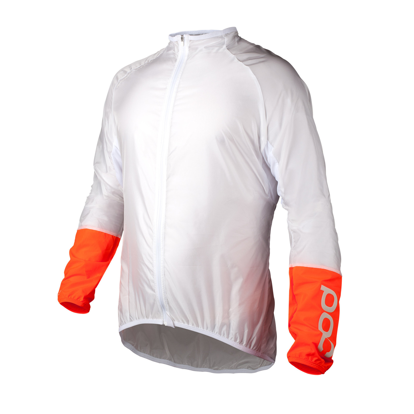 POC Poc AVIP Lt. Wind Jacket Hydrogen White/Zink Orange 2XL