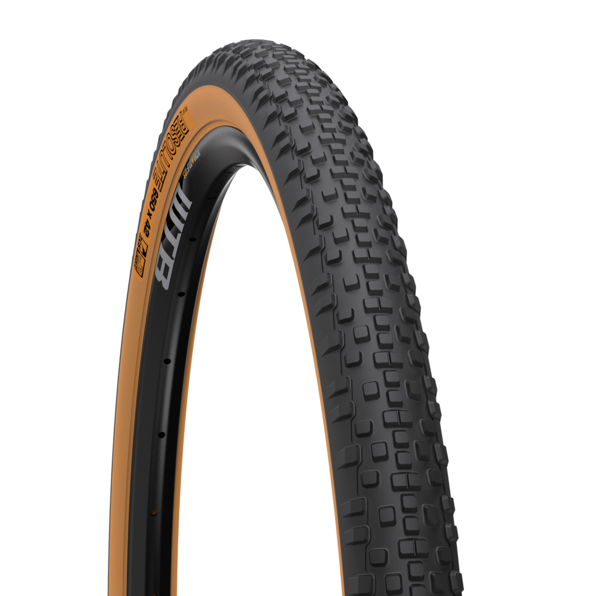 WTB Resolute TCS Light Gravel Tire 650b x42mm Black/Tan Rebec and