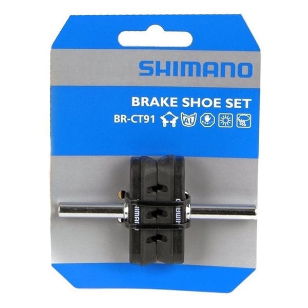 SHIMANO BR-CT91 – Plaquettes De Frein Cantilever VTT/route, Noir, 50 Mm, Pour Jante Alu