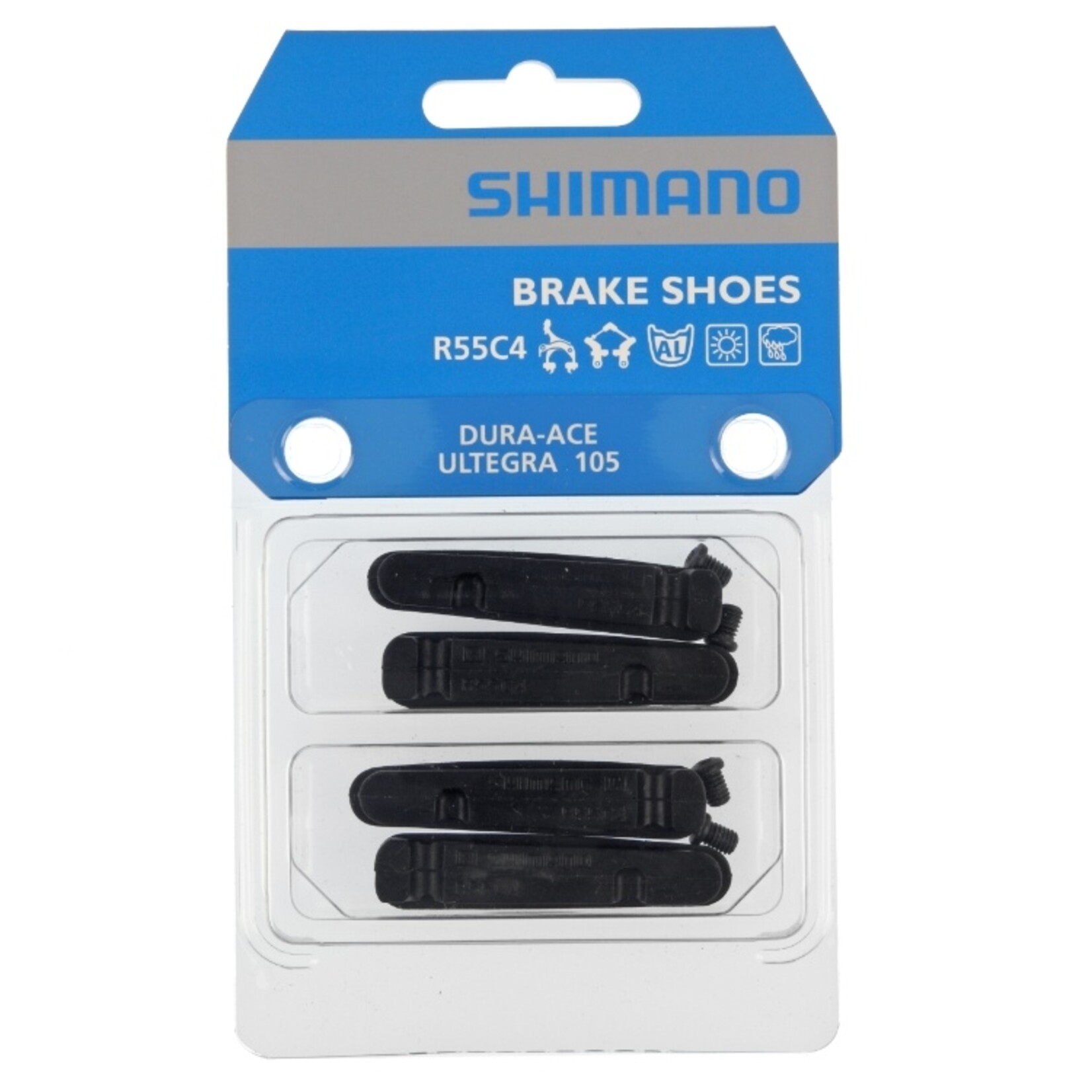 SHIMANO Shimano R55C4 BR-9000/9100 Aluminum Rim Brake Pad Inserts