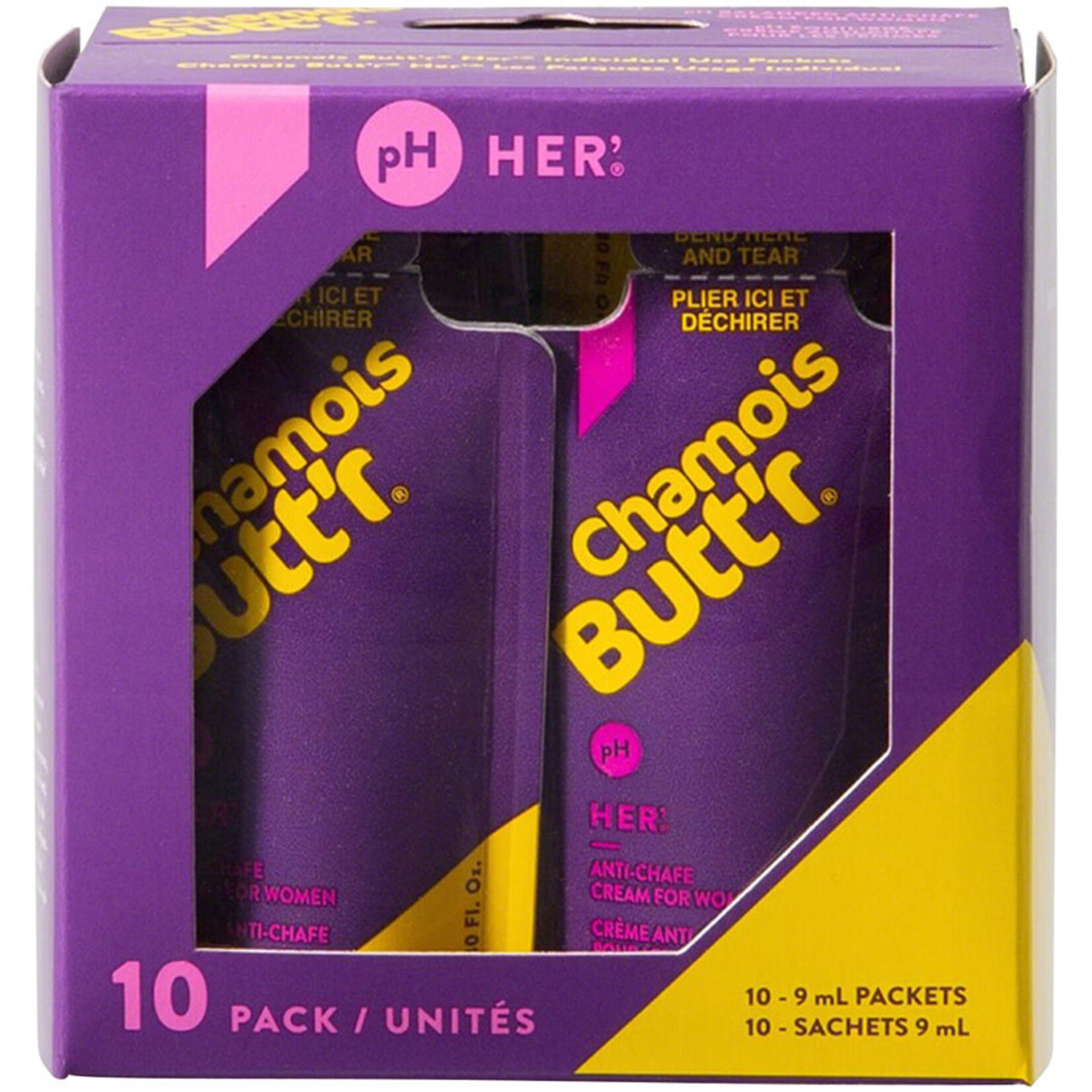PACELINE PRODUCTS Paceline Chamois Butt'r Her Box of 10 x 9ml Packet