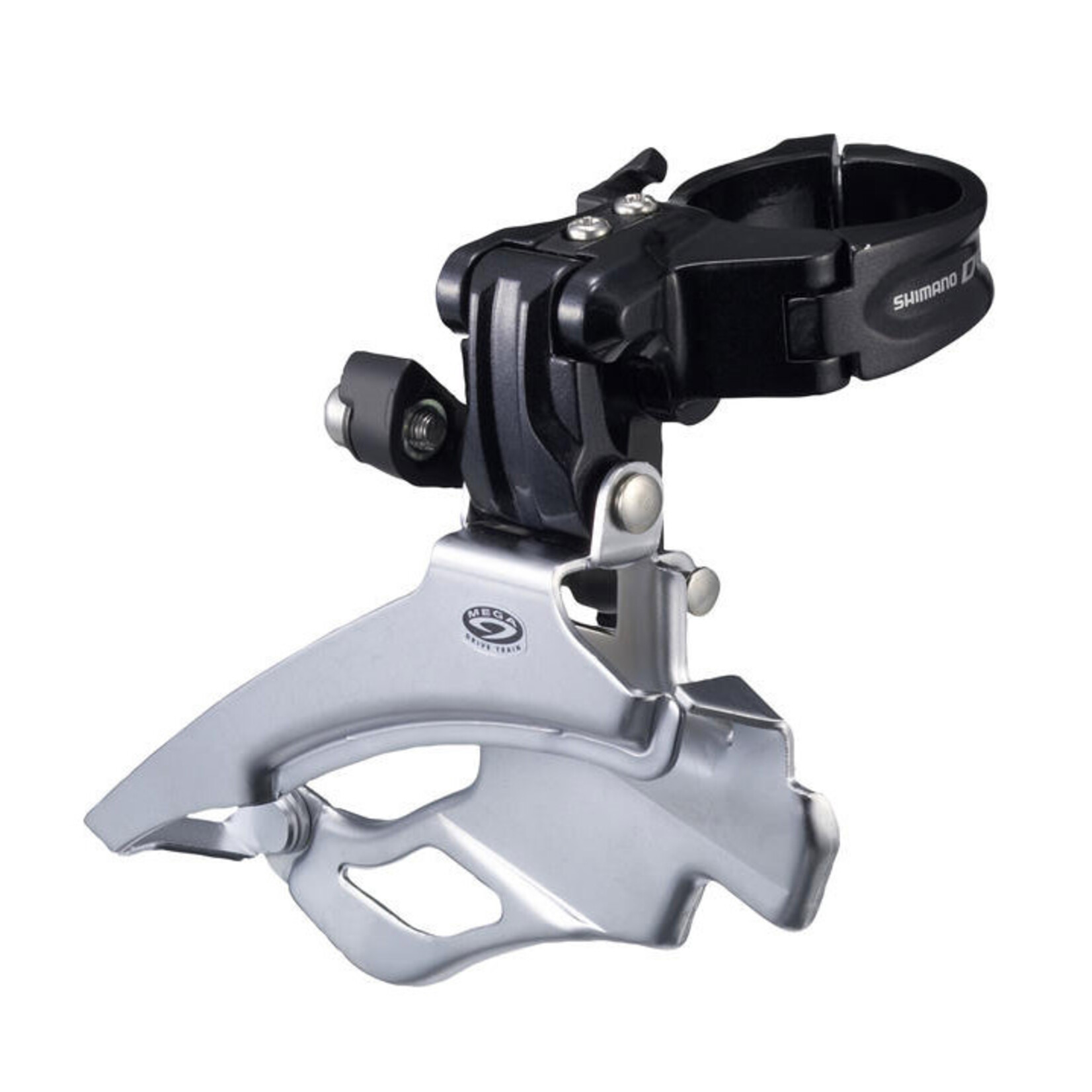 SHIMANO Shimano 3x9spd FD-M591 Front Derailleur, Down Swing, Dual Pull, 34.9/31.8mm Clamp
