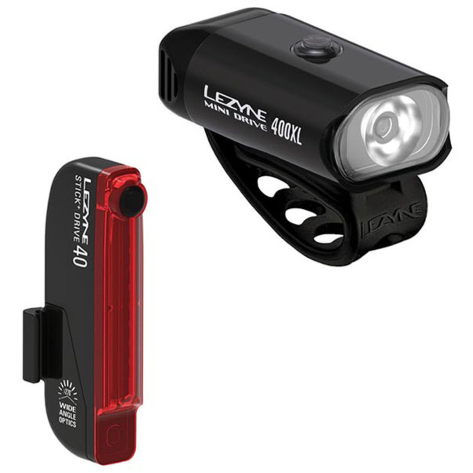 LEZYNE Lezyne Mini Drive 400XL / Stick+ Light Set, 400/40 Lumens