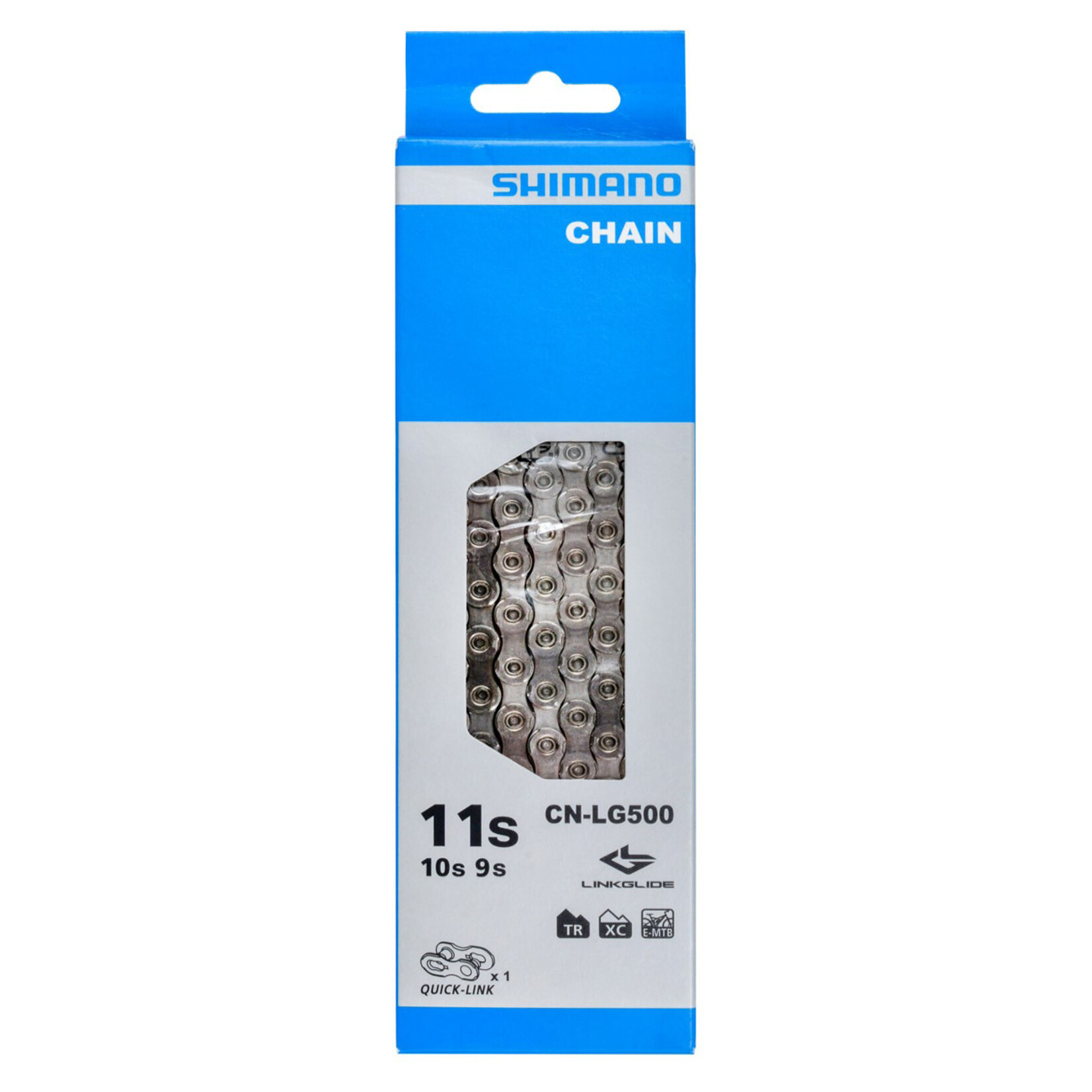 SHIMANO Shimano 11spd CN-LG500 Chain plus CUES/LINKGLIDE 9/10spd,126 Links