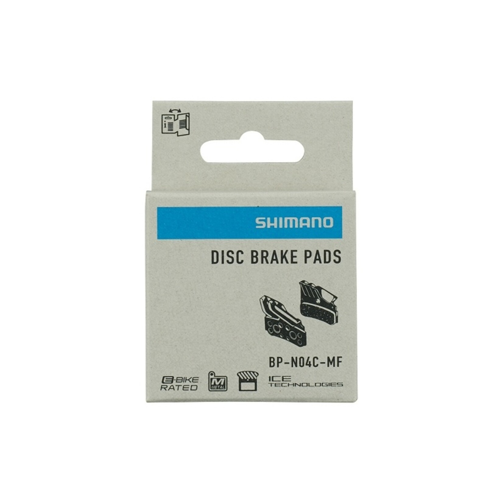 SHIMANO Shimano N04C Metallic Disc Brake Pads w/ Fins for "N" Type