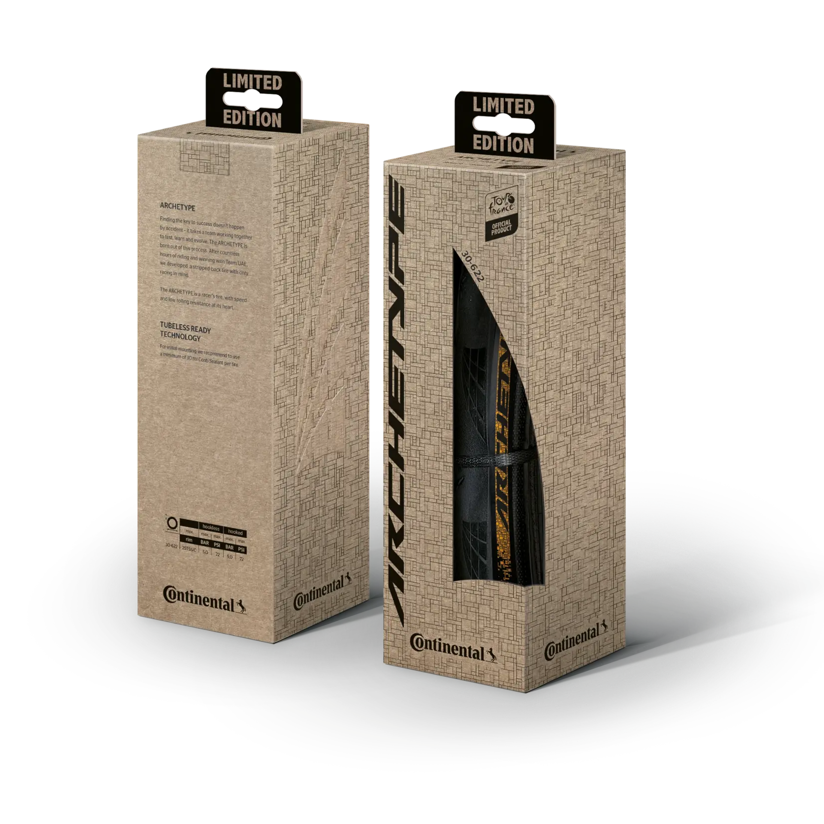 CONTINENTAL Continental Archetype TR Road Tire - 700c x 30mm, Tour de France LTD