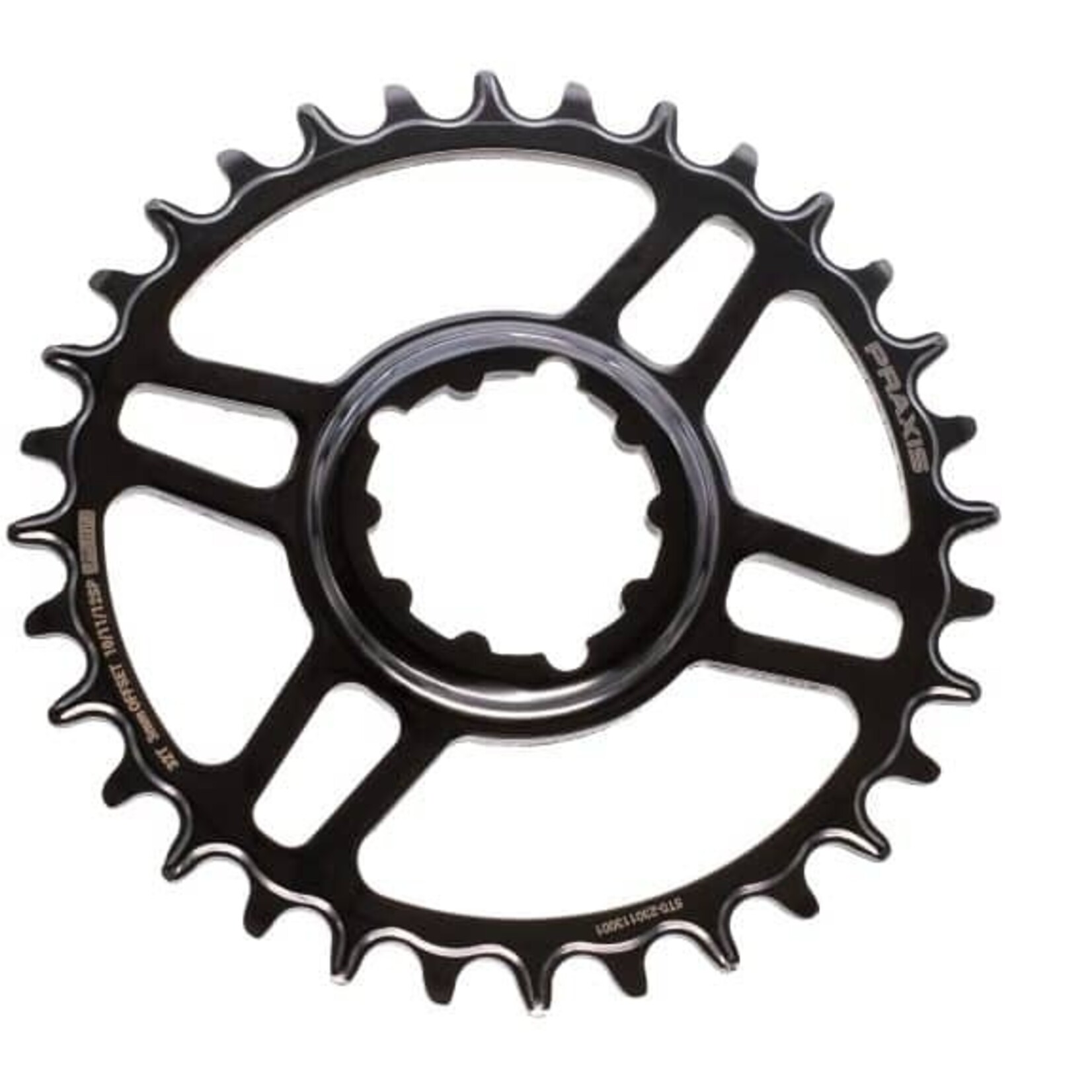 PRAXIS Praxis 10-12spd Narrow Wide Steel MTB Chainring, Direct Mount, 0mm offset, 30t