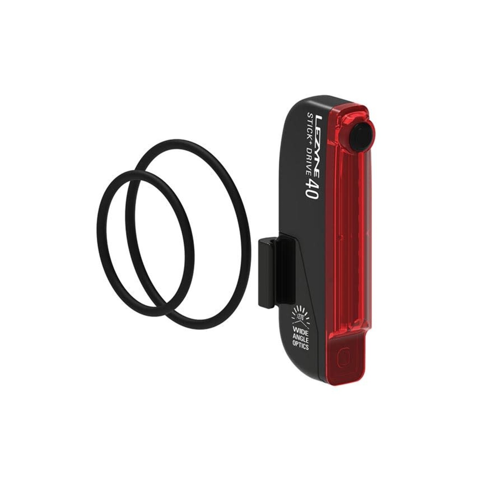 LEZYNE Lezyne Stick+ Drive Rear Light, 40 Lumens