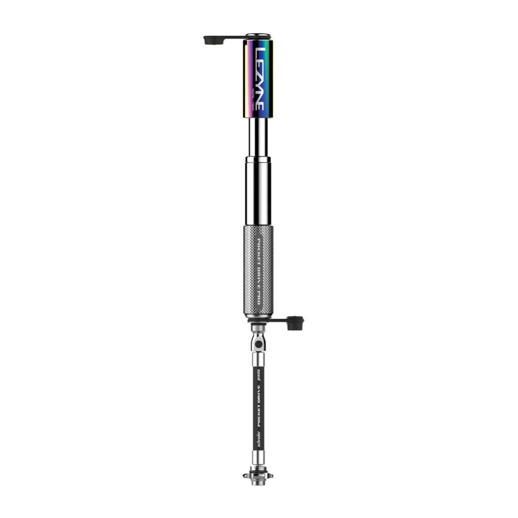 LEZYNE Lezyne Pocket Drive Pro HP Mini Pump, Abs Flip Chuck, 160Psi