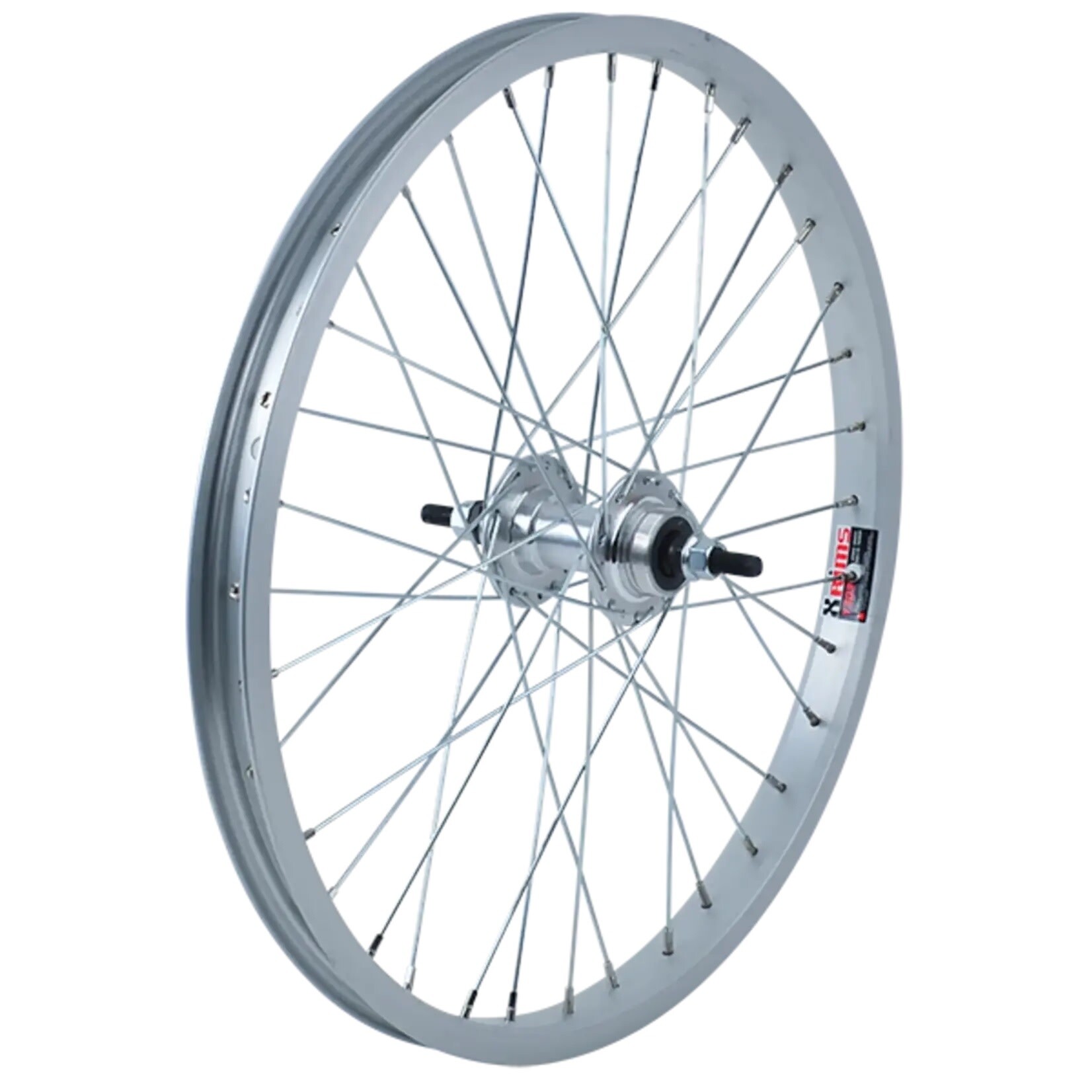 ALEX RIMS Sta-Tru Kids 20" Rear Wheel, Freewheel, Bolt-on, 110mm, 36H, Rim Brake, Schrader