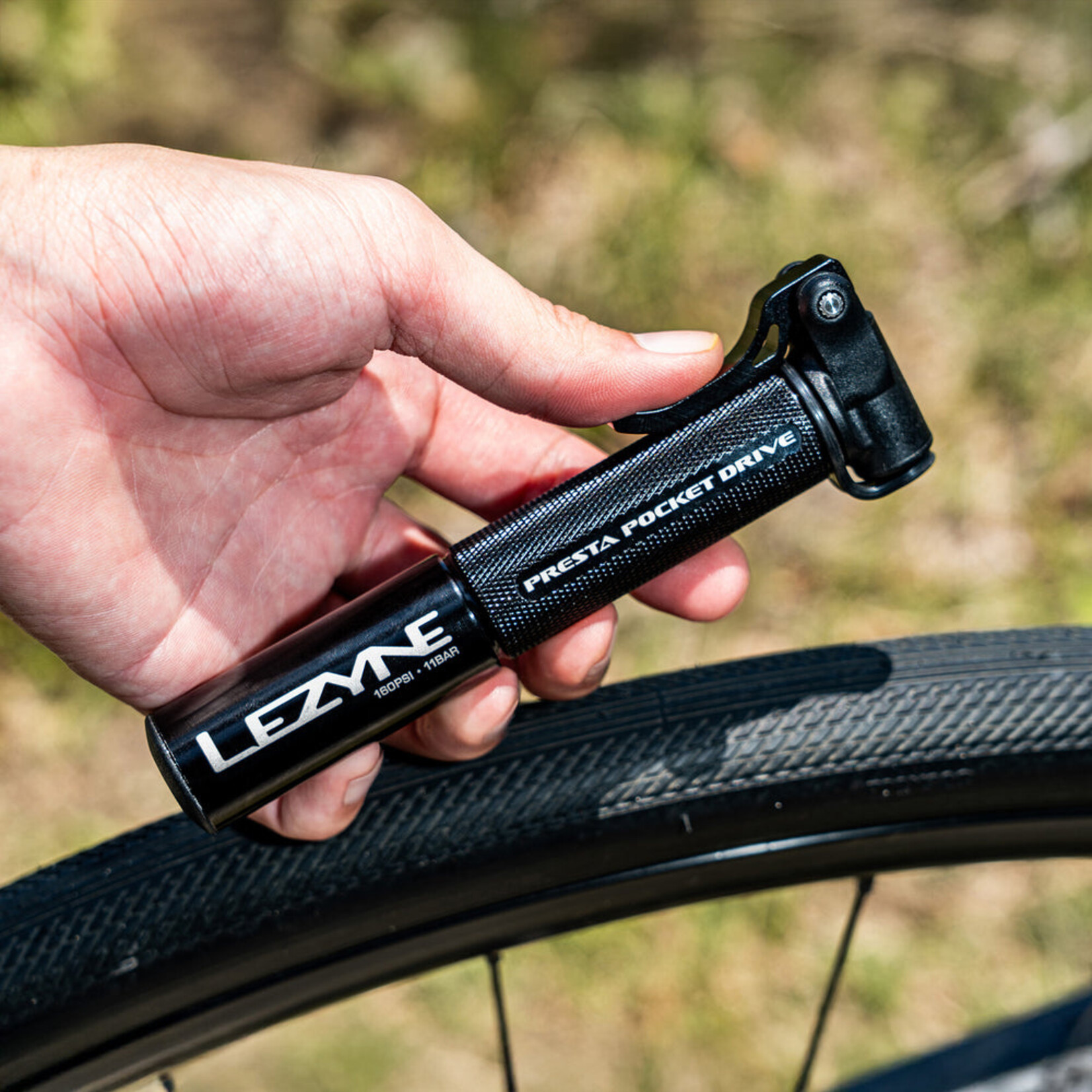 LEZYNE Lezyne Presta Pocket Drive Mini Pump, 160psi