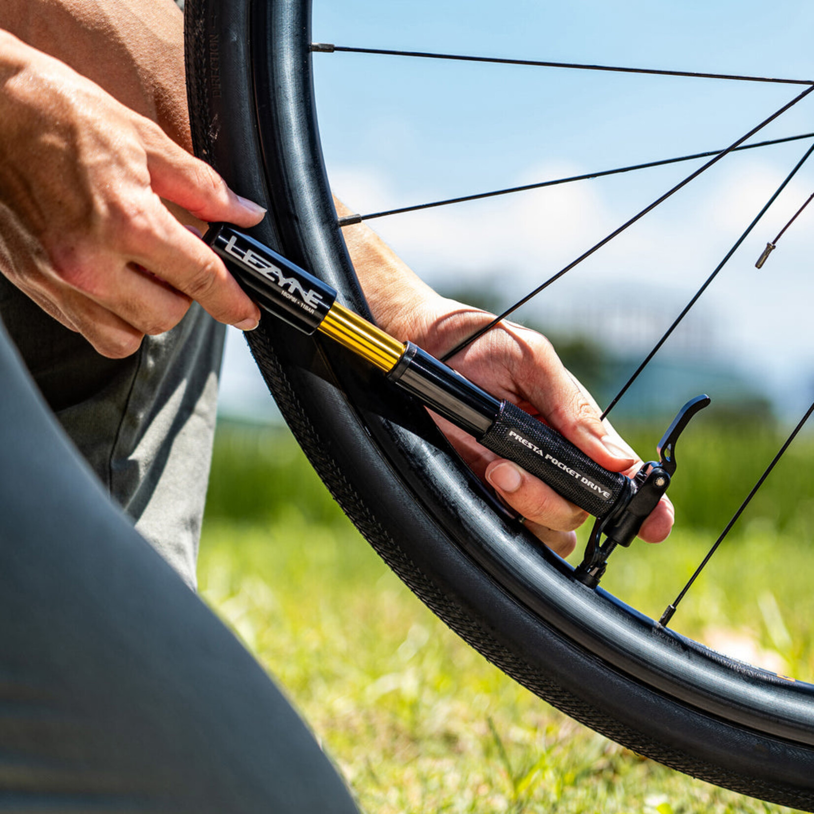 LEZYNE Lezyne Presta Pocket Drive Mini Pump, 160psi