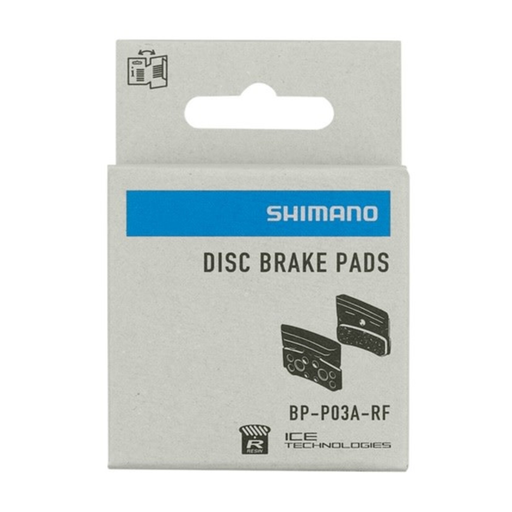 SHIMANO Shimano P03A-RF Resin Disc Brake Pad w/Fin for "P" Type Narrow