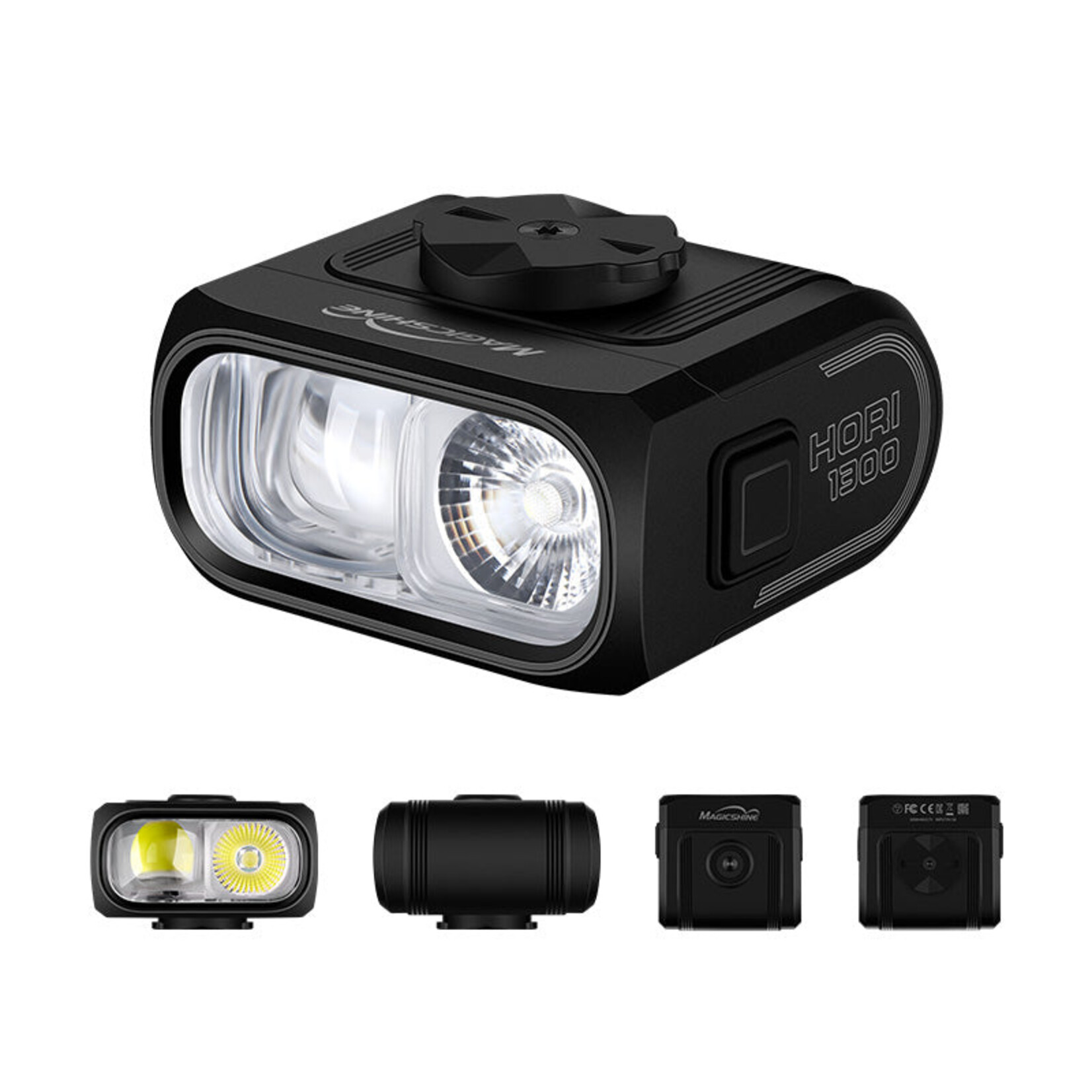 MAGICSHINE Magicshine Hori 1300 Front Light, 1300 Lumens