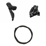 SHIMANO Shimano 2spd 105 ST-R7170-FR Di2 Shift Lever w/ BR- R7170 Hydraulic Caliper, Flat Mount