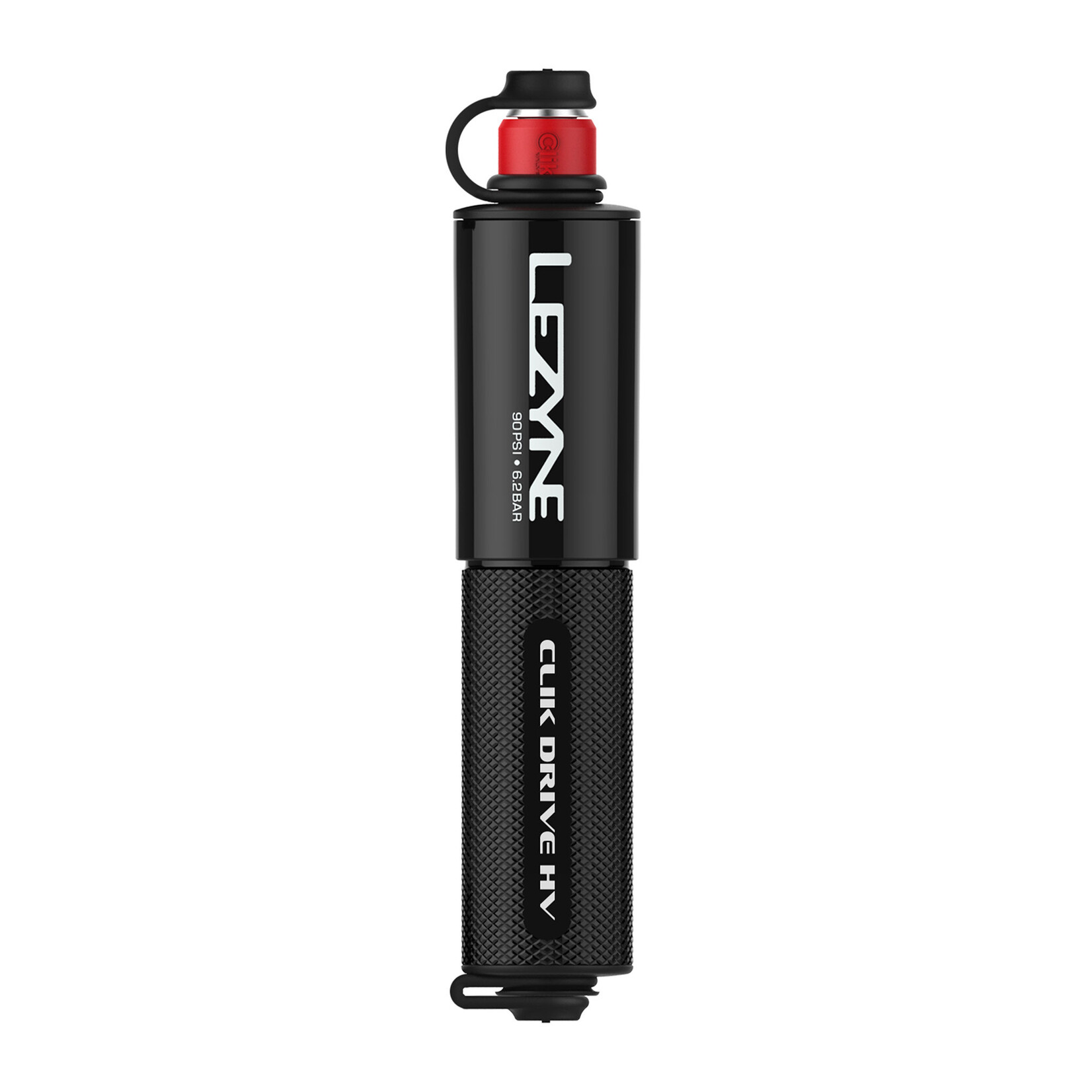 LEZYNE Lezyne CLIK DRIVE HV Mini Pump, 140mm, Black