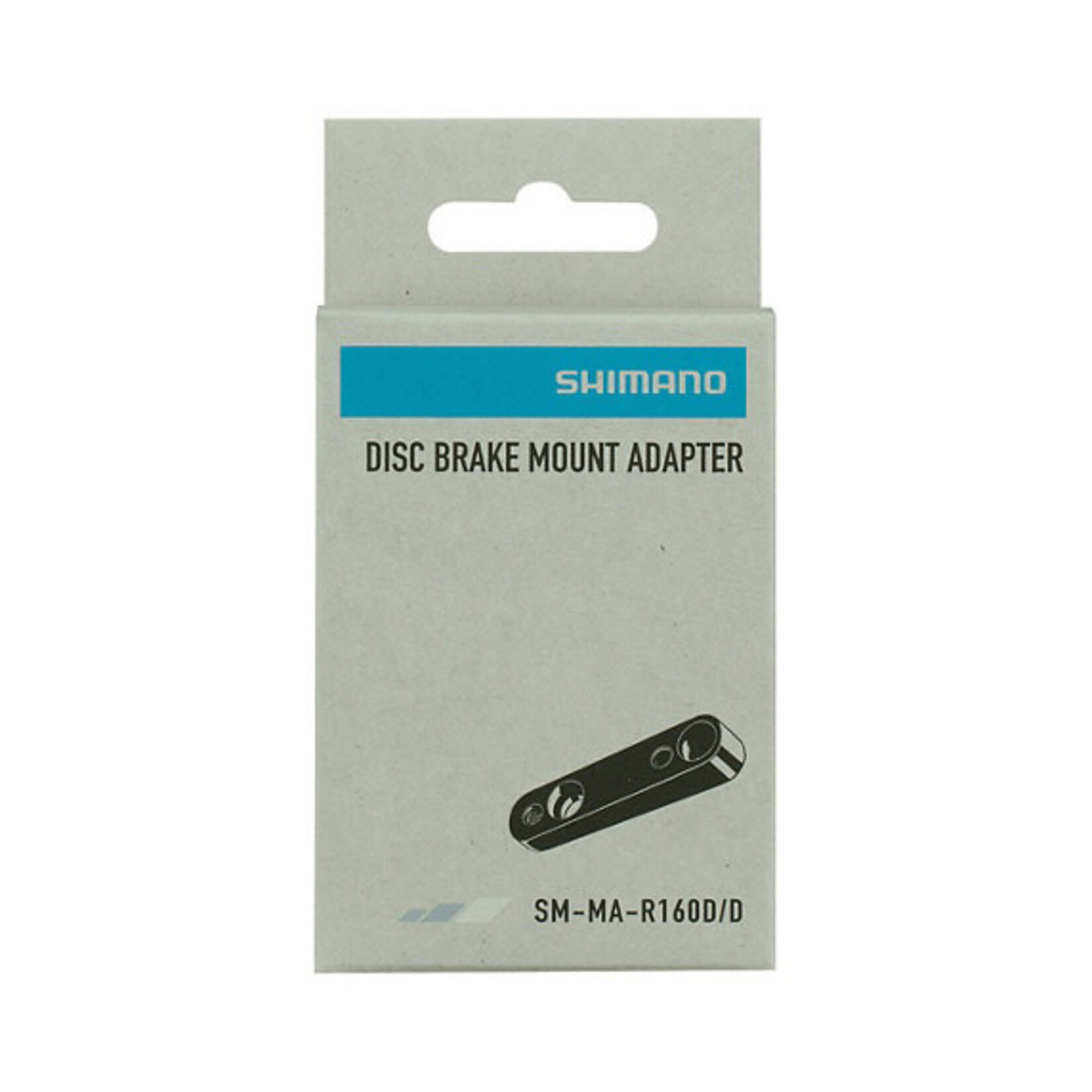 SHIMANO Shimano Road Disc Flat Mount Brake Adapter, Rear 140mm - 160mm