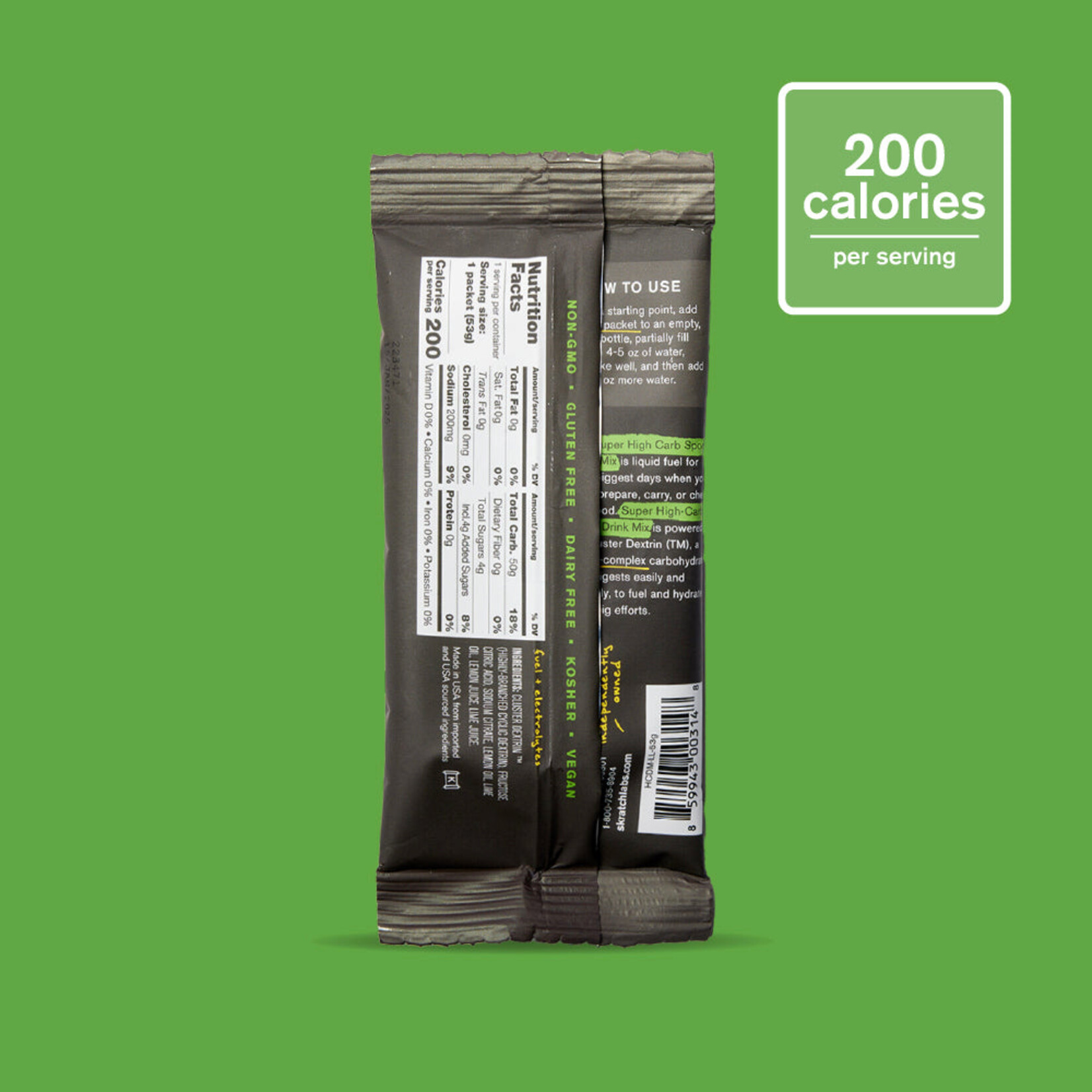 Skratch Labs Skratch Labs Super High-Carb Sport Drink Mix 53g Packet