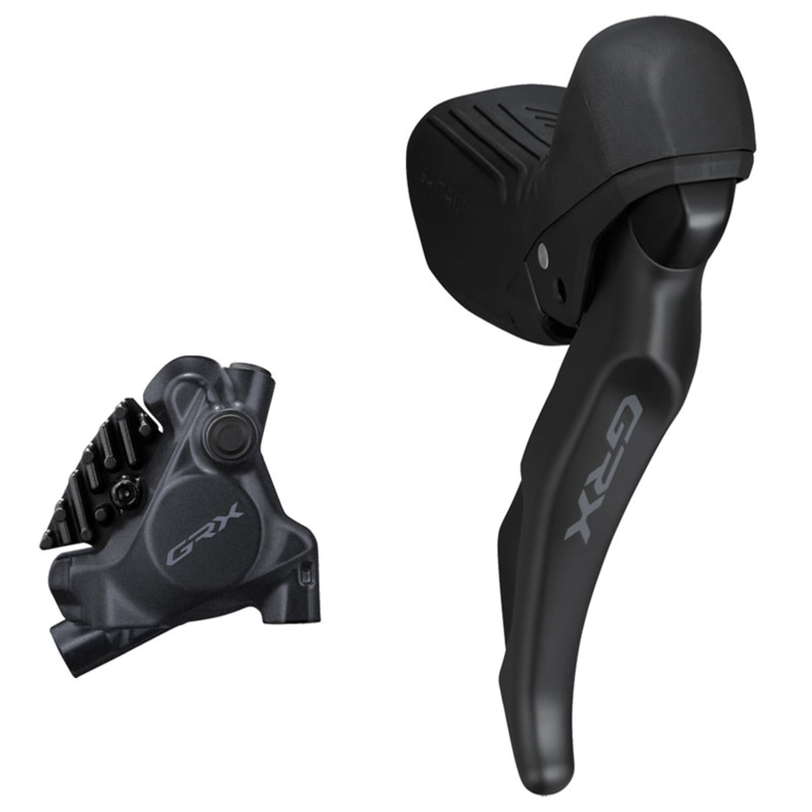 SHIMANO Shimano 12spd GRX ST-RX610-R Shift Lever w/ BR-RX410 Hydraulic Caliper, Flat Mount